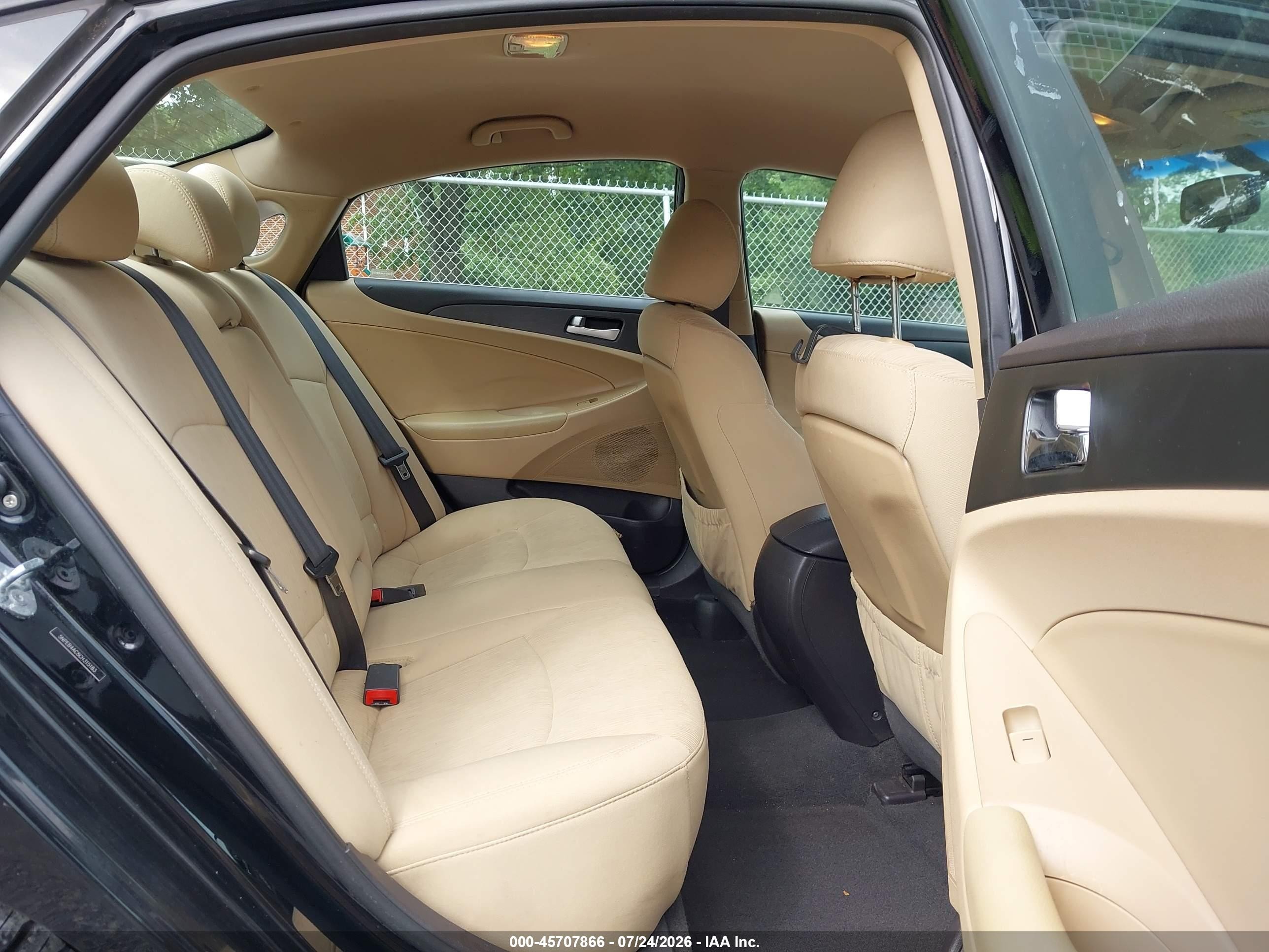 2012 Hyundai Sonata Gls Black vin: 5NPEB4AC8CH315183