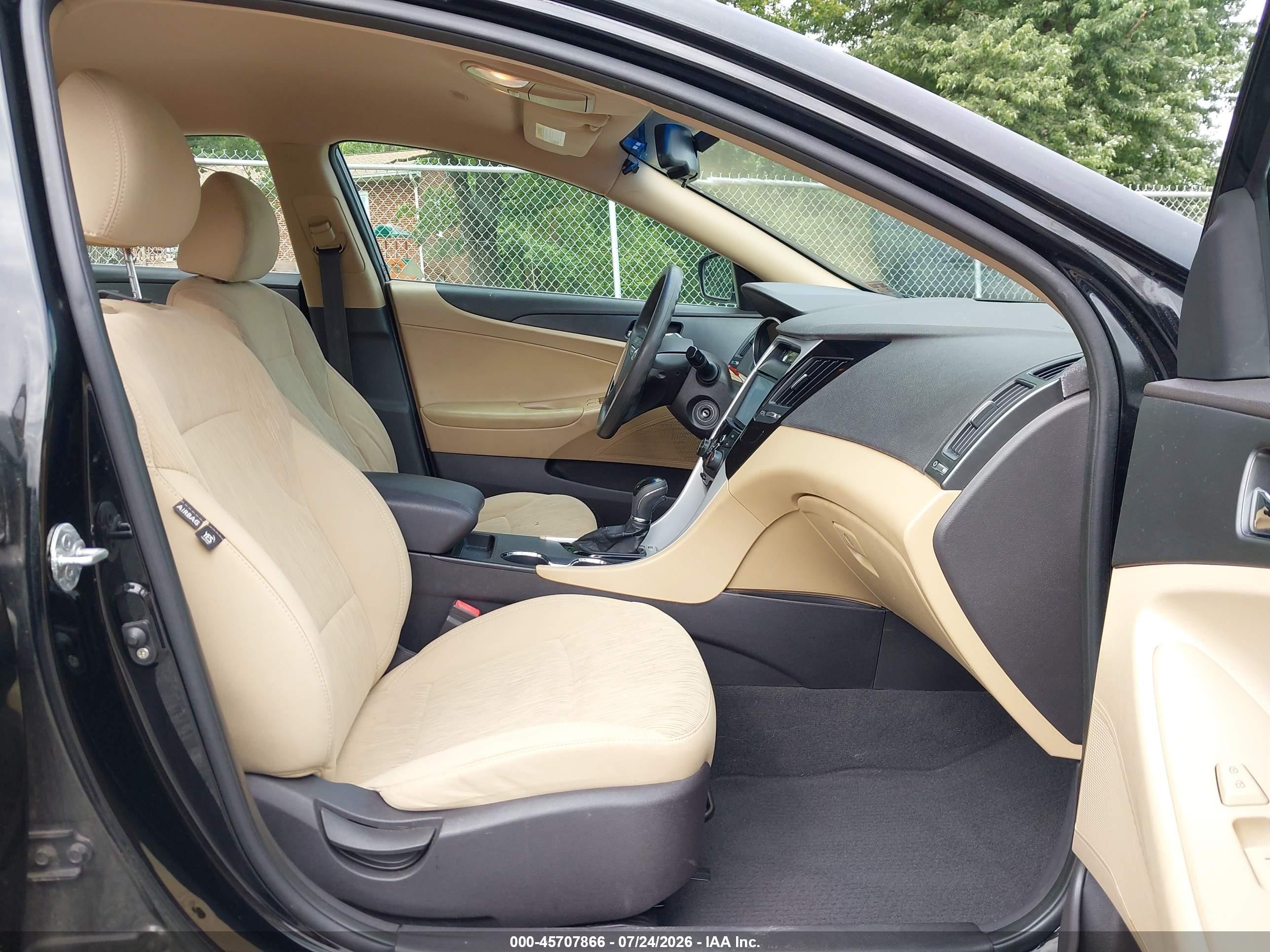 2012 Hyundai Sonata Gls Black vin: 5NPEB4AC8CH315183