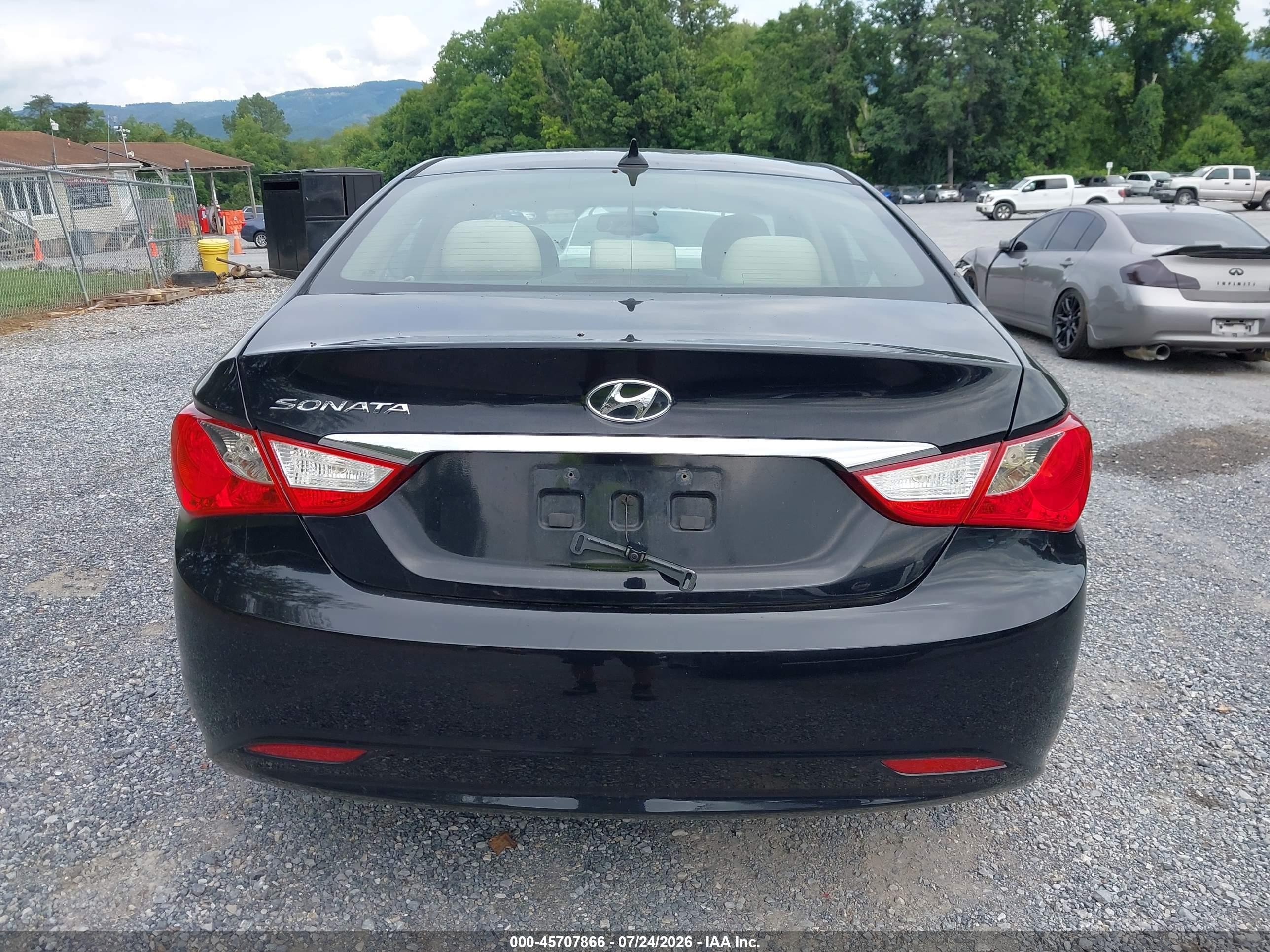 2012 Hyundai Sonata Gls Black vin: 5NPEB4AC8CH315183