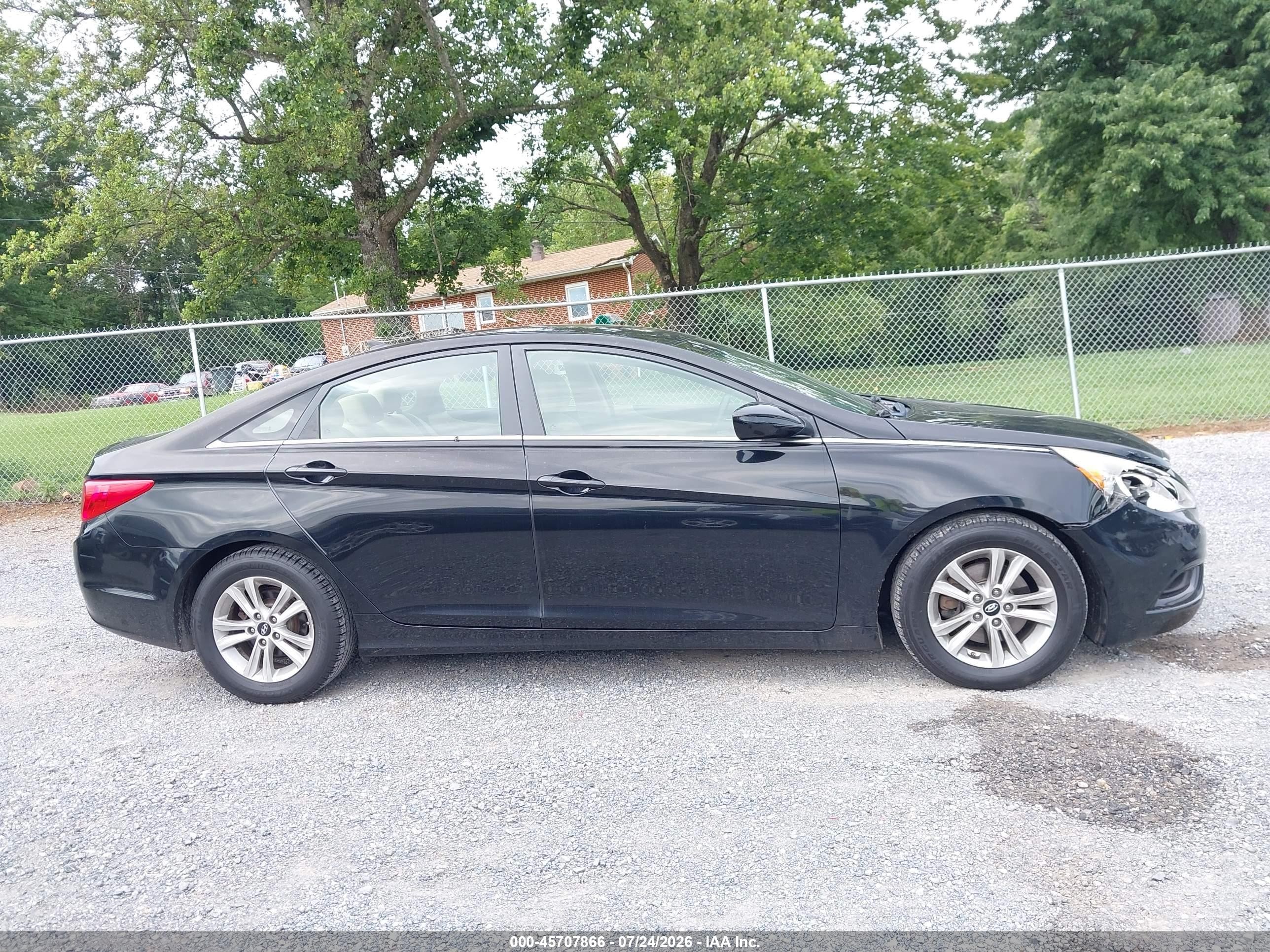 2012 Hyundai Sonata Gls Black vin: 5NPEB4AC8CH315183