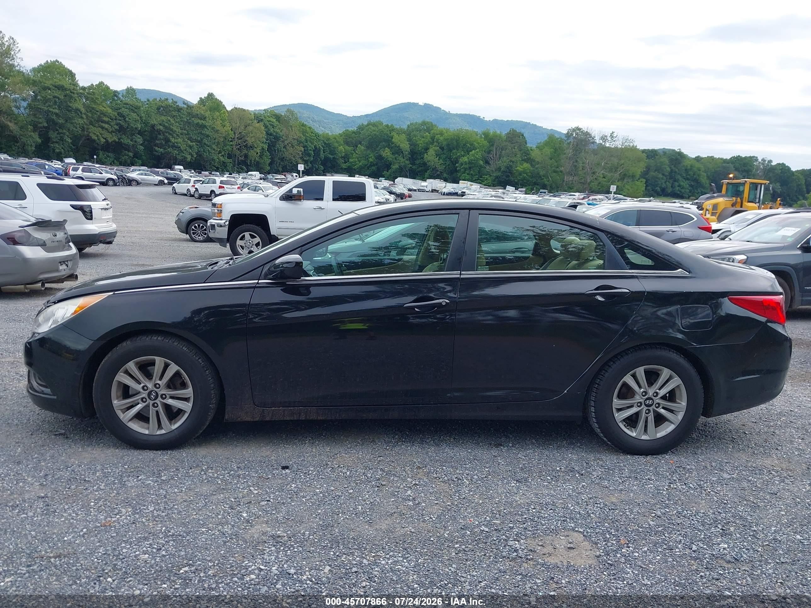 2012 Hyundai Sonata Gls Black vin: 5NPEB4AC8CH315183