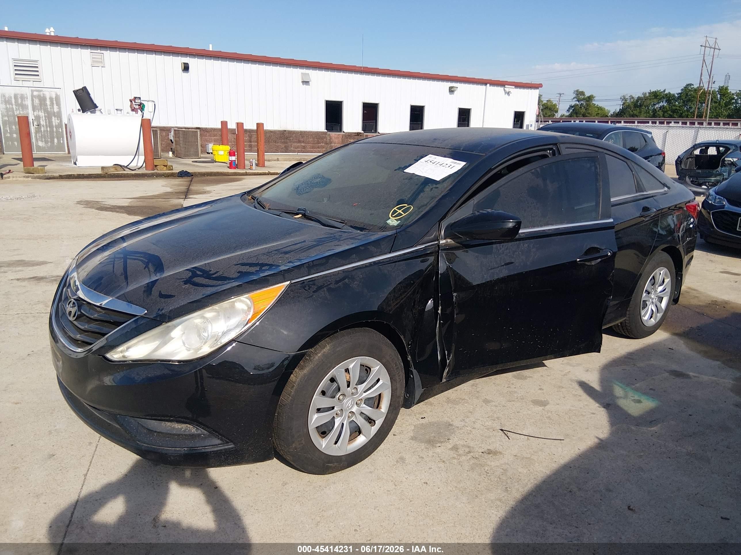 2012 Hyundai Sonata Gls Black vin: 5NPEB4AC8CH324482