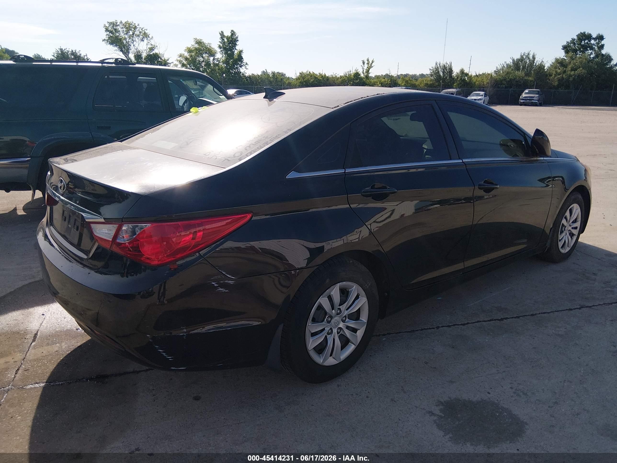 2012 Hyundai Sonata Gls Black vin: 5NPEB4AC8CH324482