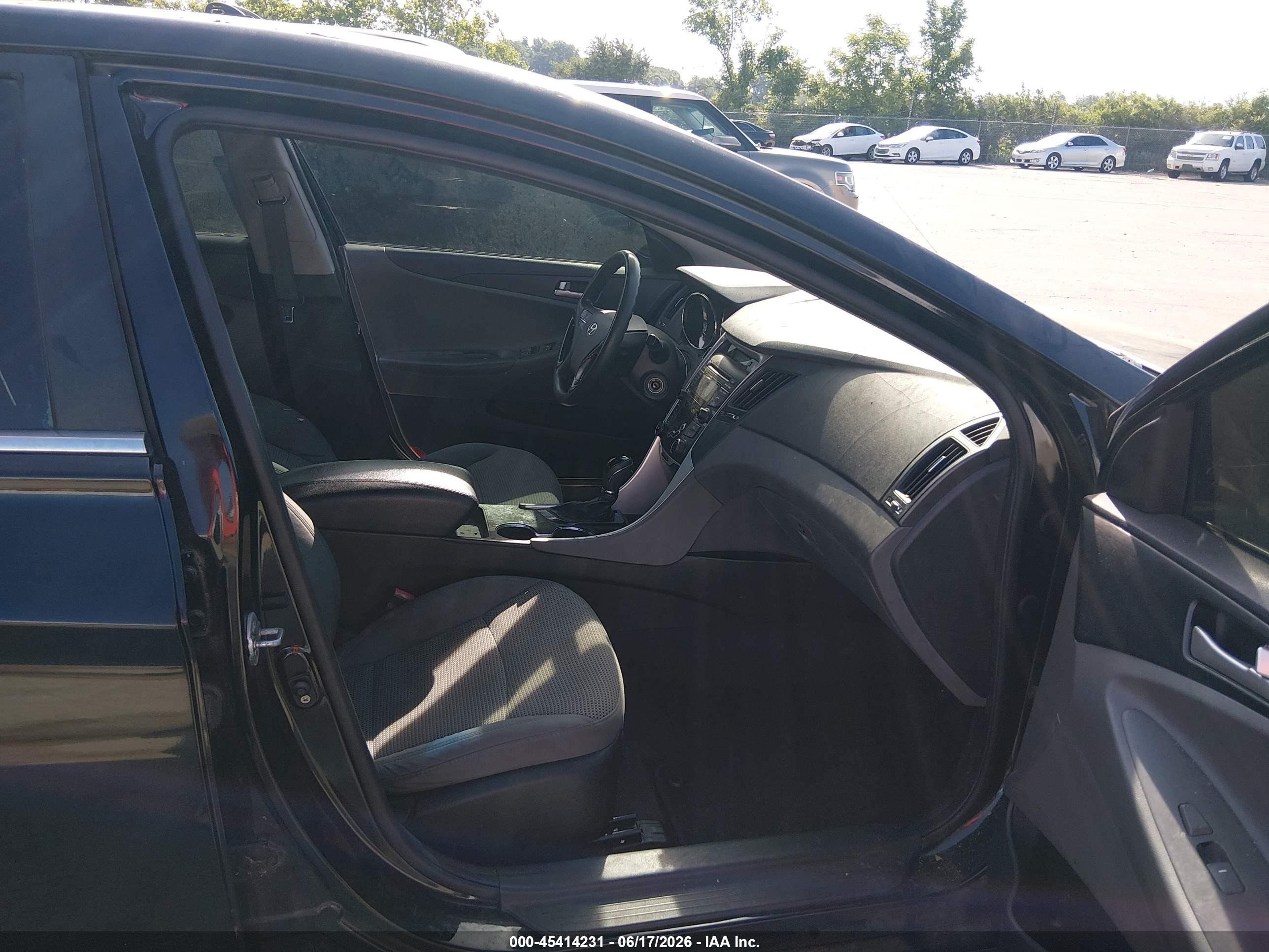 2012 Hyundai Sonata Gls Black vin: 5NPEB4AC8CH324482
