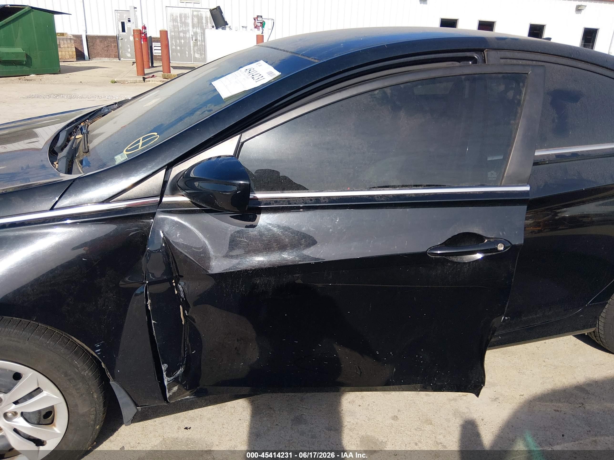2012 Hyundai Sonata Gls Black vin: 5NPEB4AC8CH324482