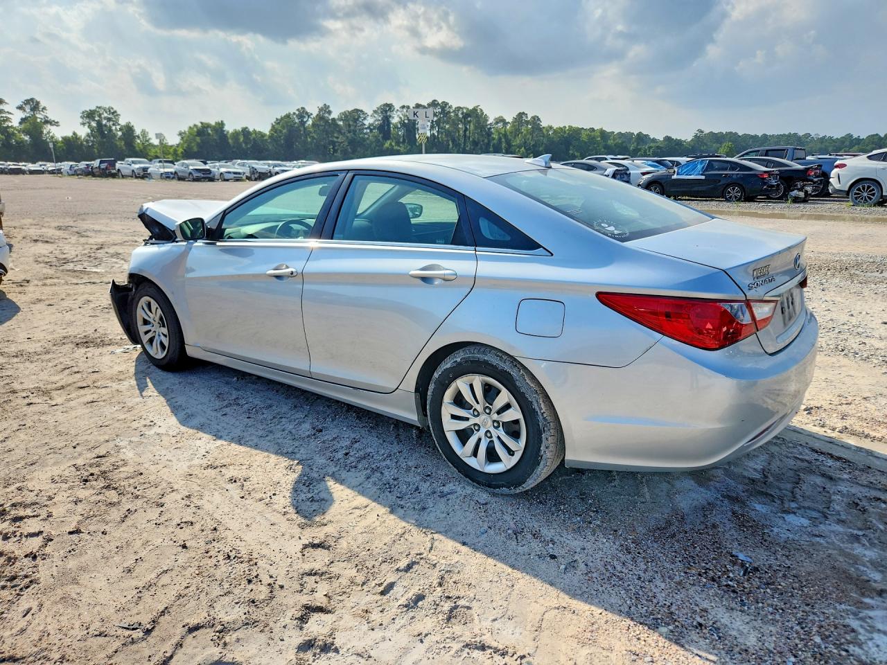 2012 Hyundai Sonata Gls Silver vin: 5NPEB4AC8CH328984