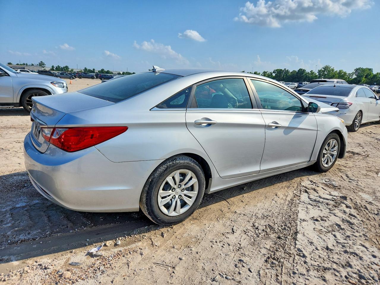 2012 Hyundai Sonata Gls Silver vin: 5NPEB4AC8CH328984