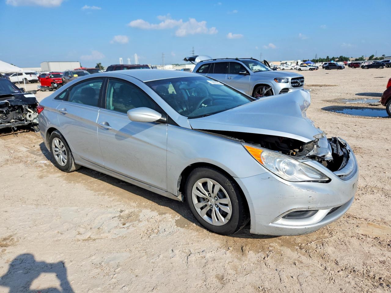 2012 Hyundai Sonata Gls Silver vin: 5NPEB4AC8CH328984