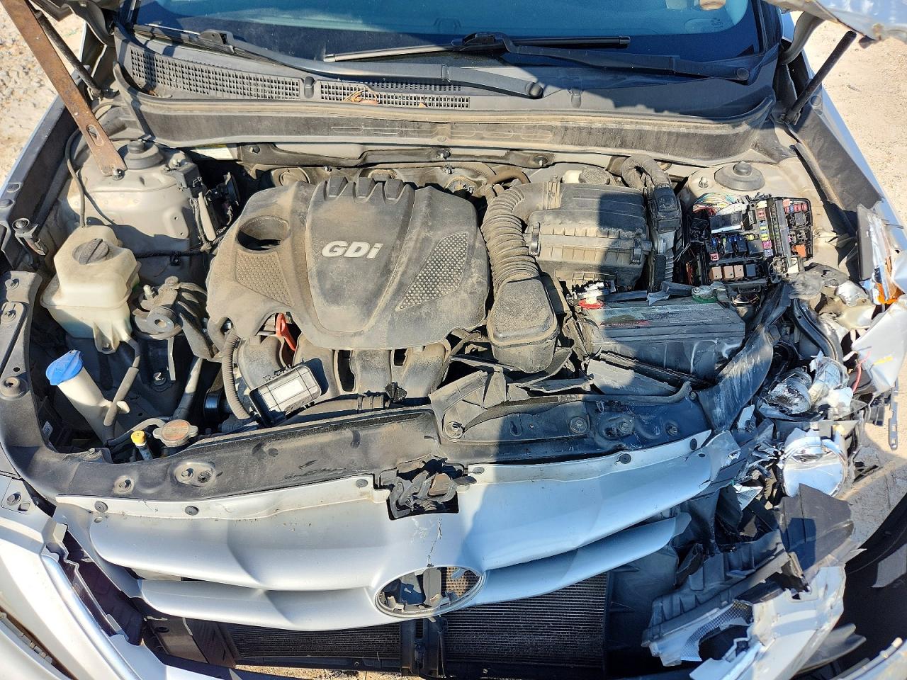 2012 Hyundai Sonata Gls Silver vin: 5NPEB4AC8CH328984