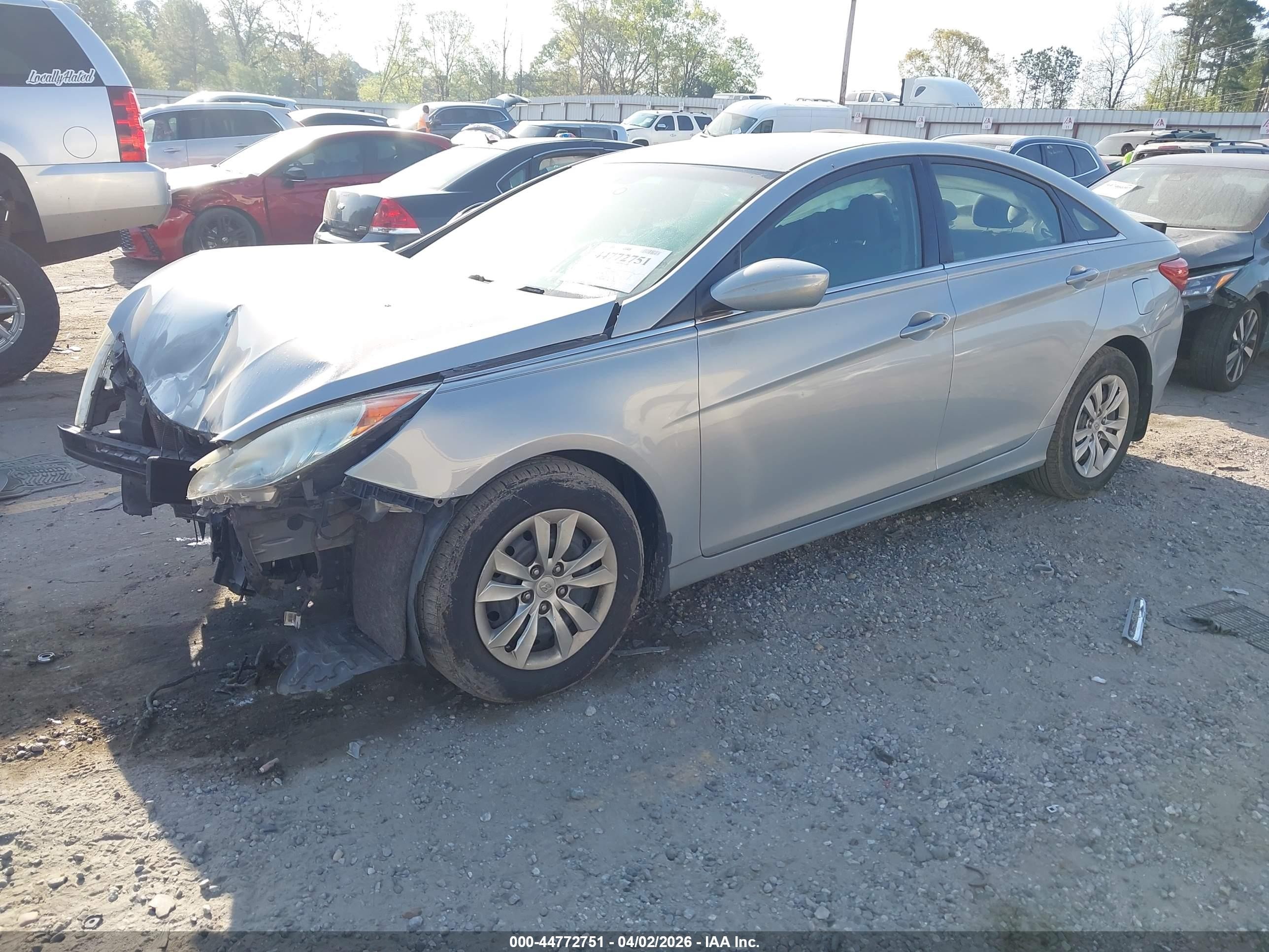 2012 Hyundai Sonata Gls Blue vin: 5NPEB4AC8CH341427