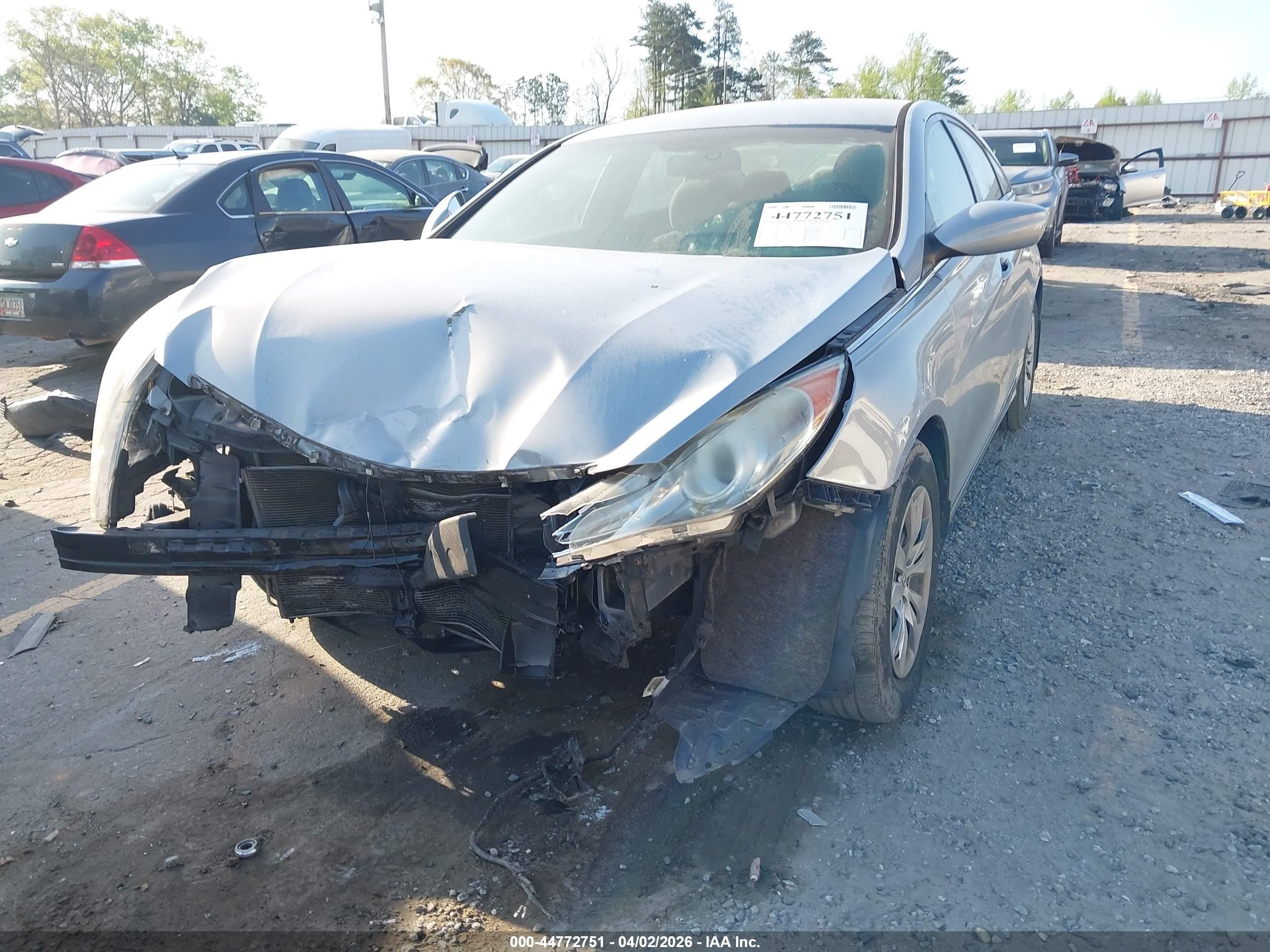 2012 Hyundai Sonata Gls Blue vin: 5NPEB4AC8CH341427