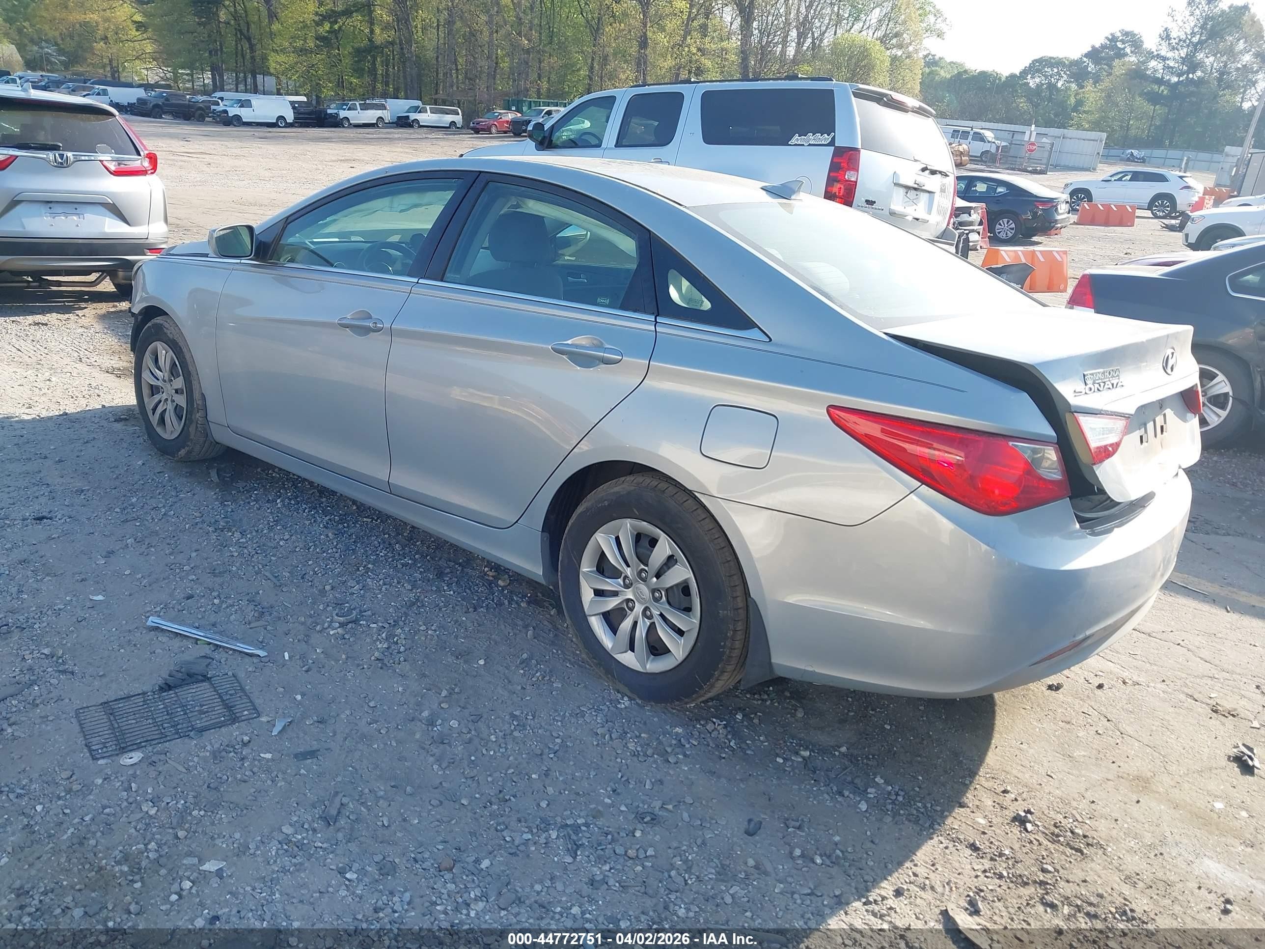 2012 Hyundai Sonata Gls Blue vin: 5NPEB4AC8CH341427