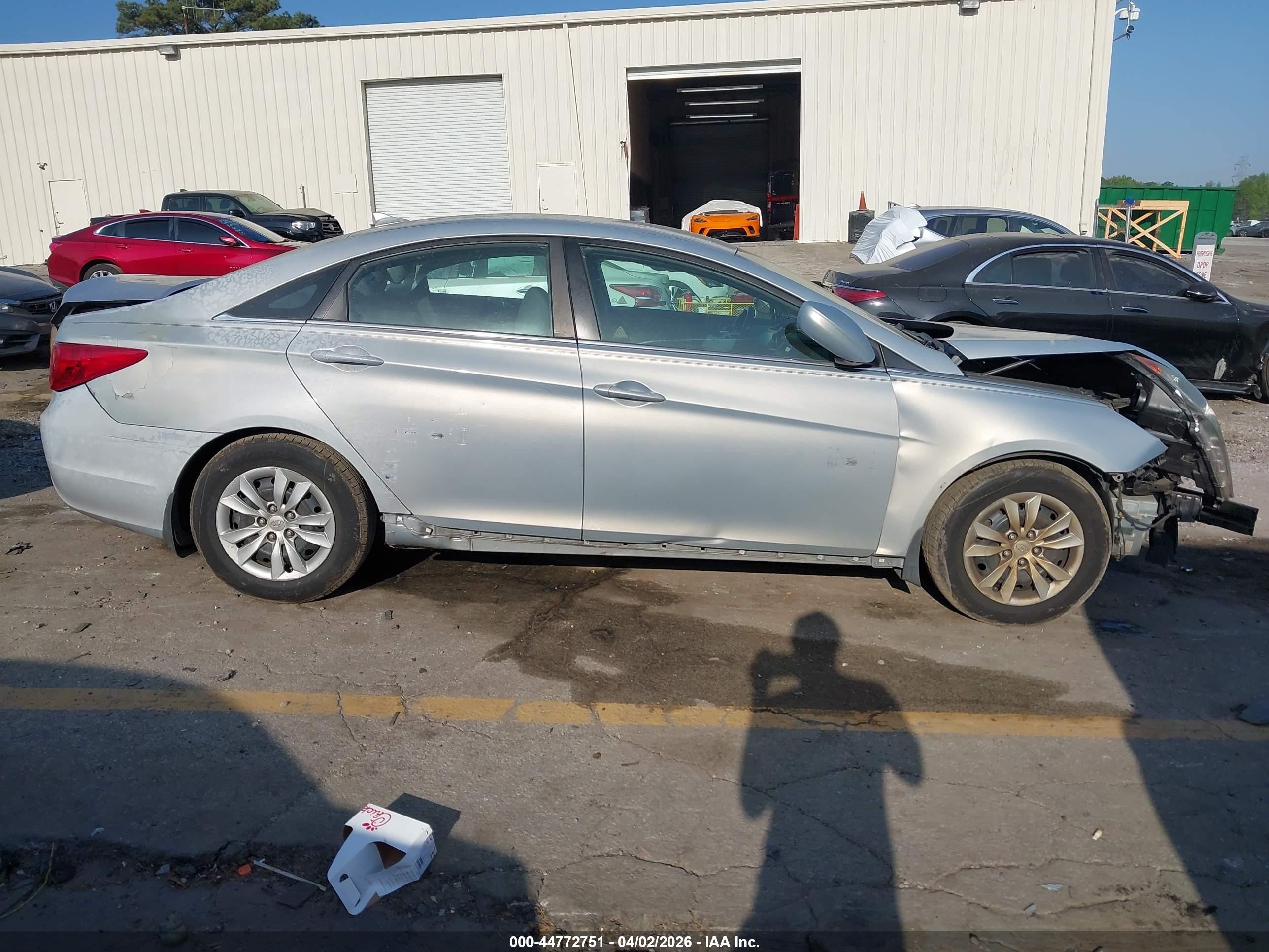 2012 Hyundai Sonata Gls Blue vin: 5NPEB4AC8CH341427