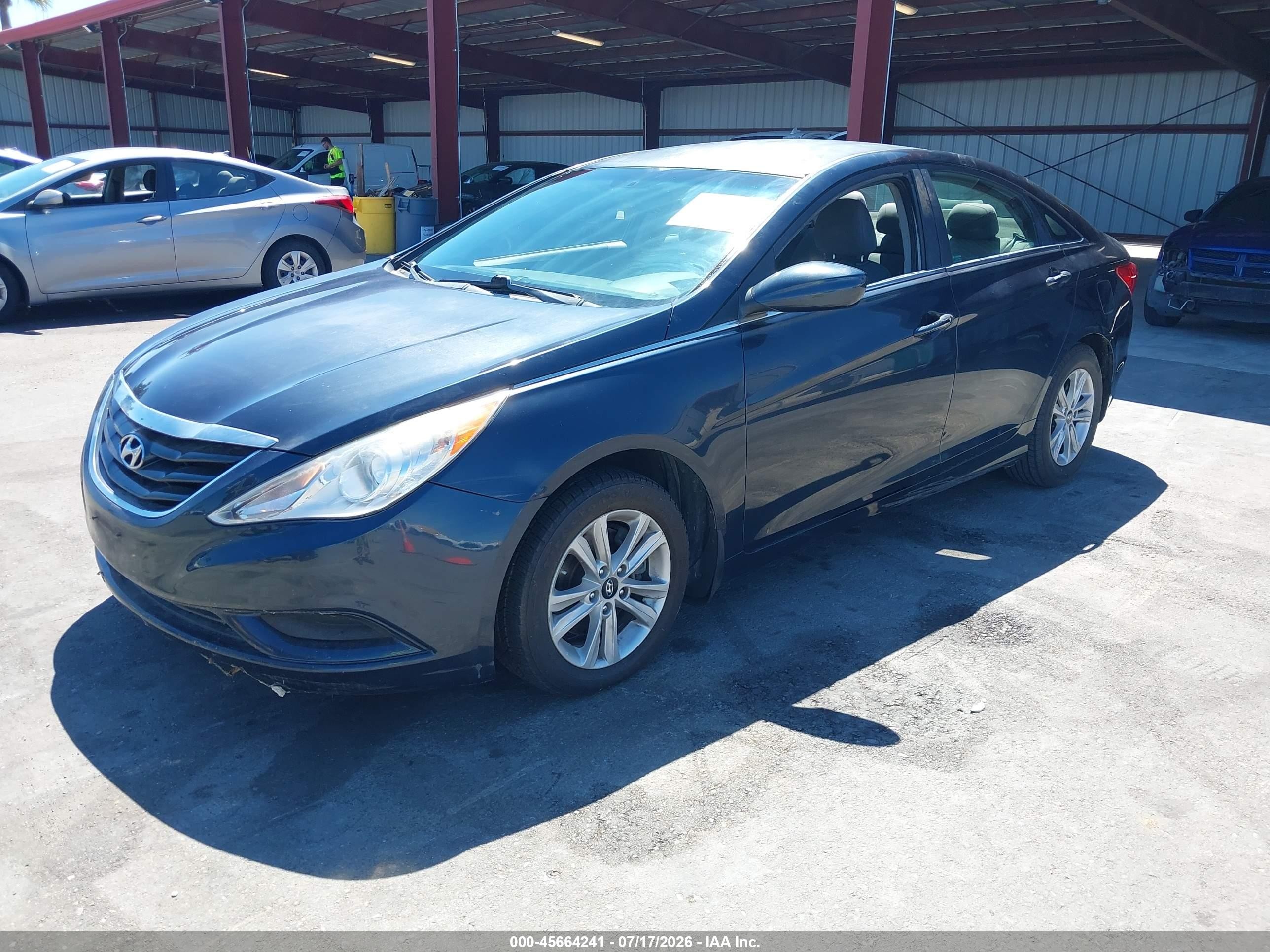 2012 Hyundai Sonata Gls Серый vin: 5NPEB4AC8CH378509
