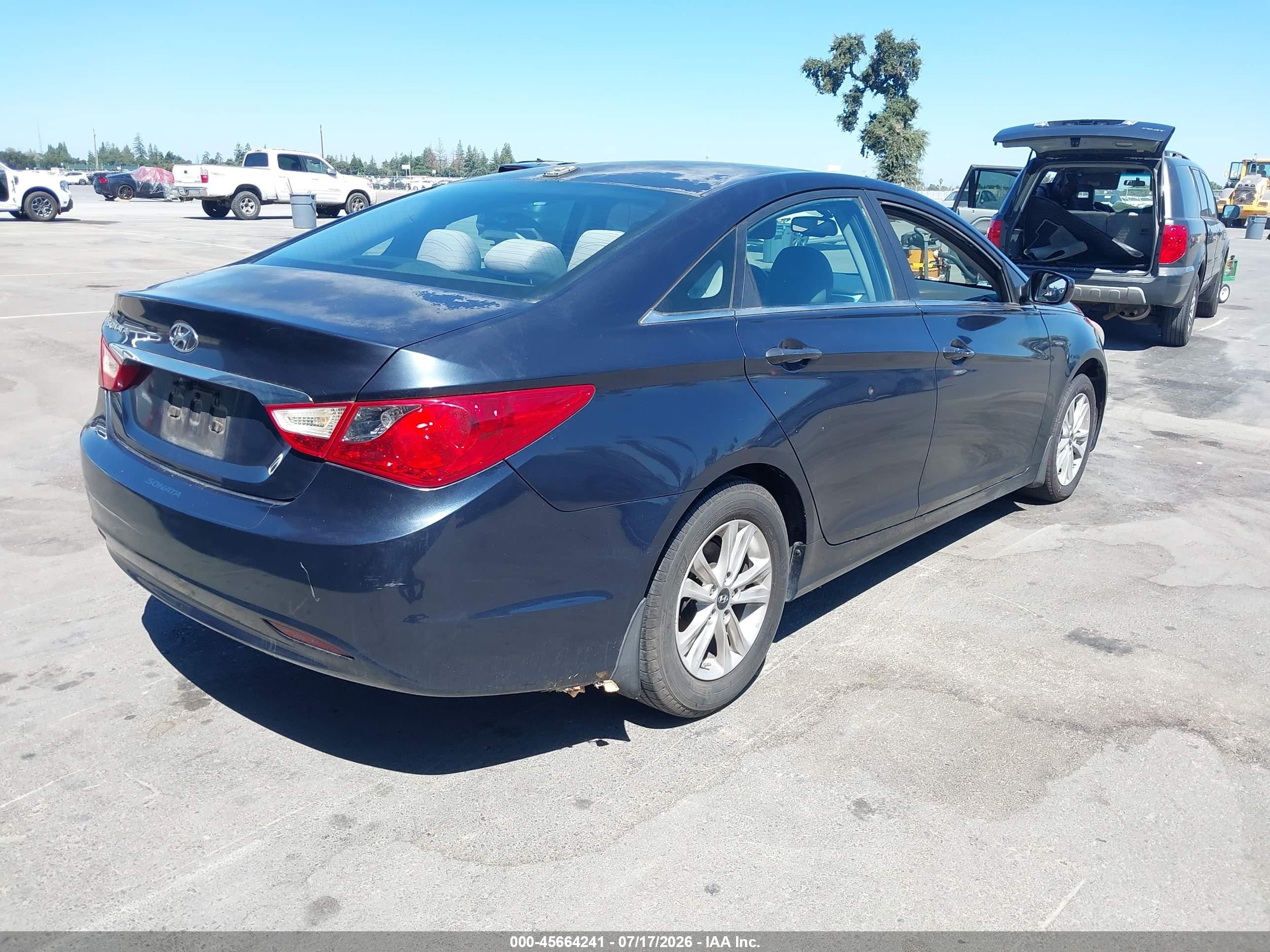 2012 Hyundai Sonata Gls Серый vin: 5NPEB4AC8CH378509