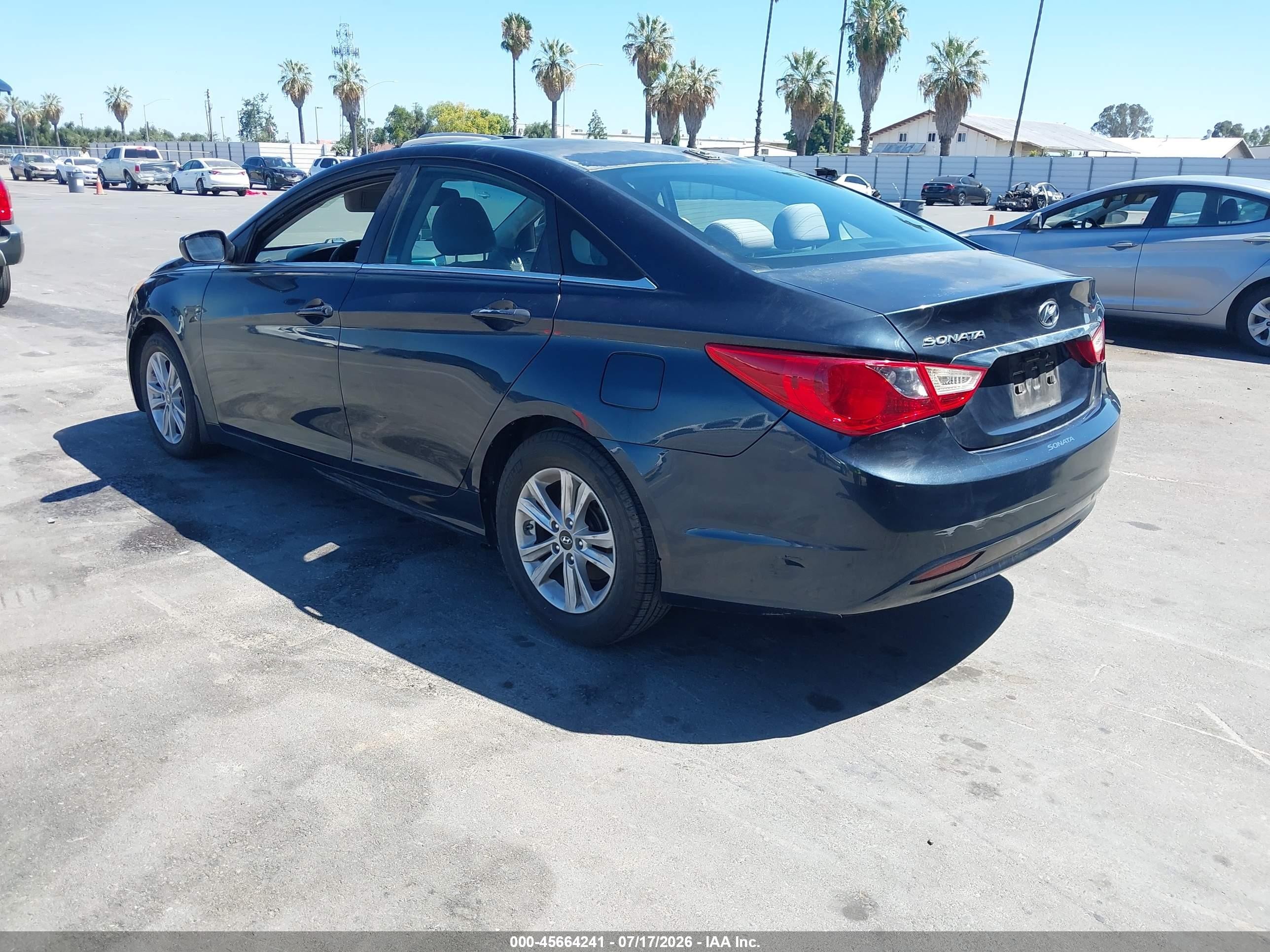 2012 Hyundai Sonata Gls Серый vin: 5NPEB4AC8CH378509