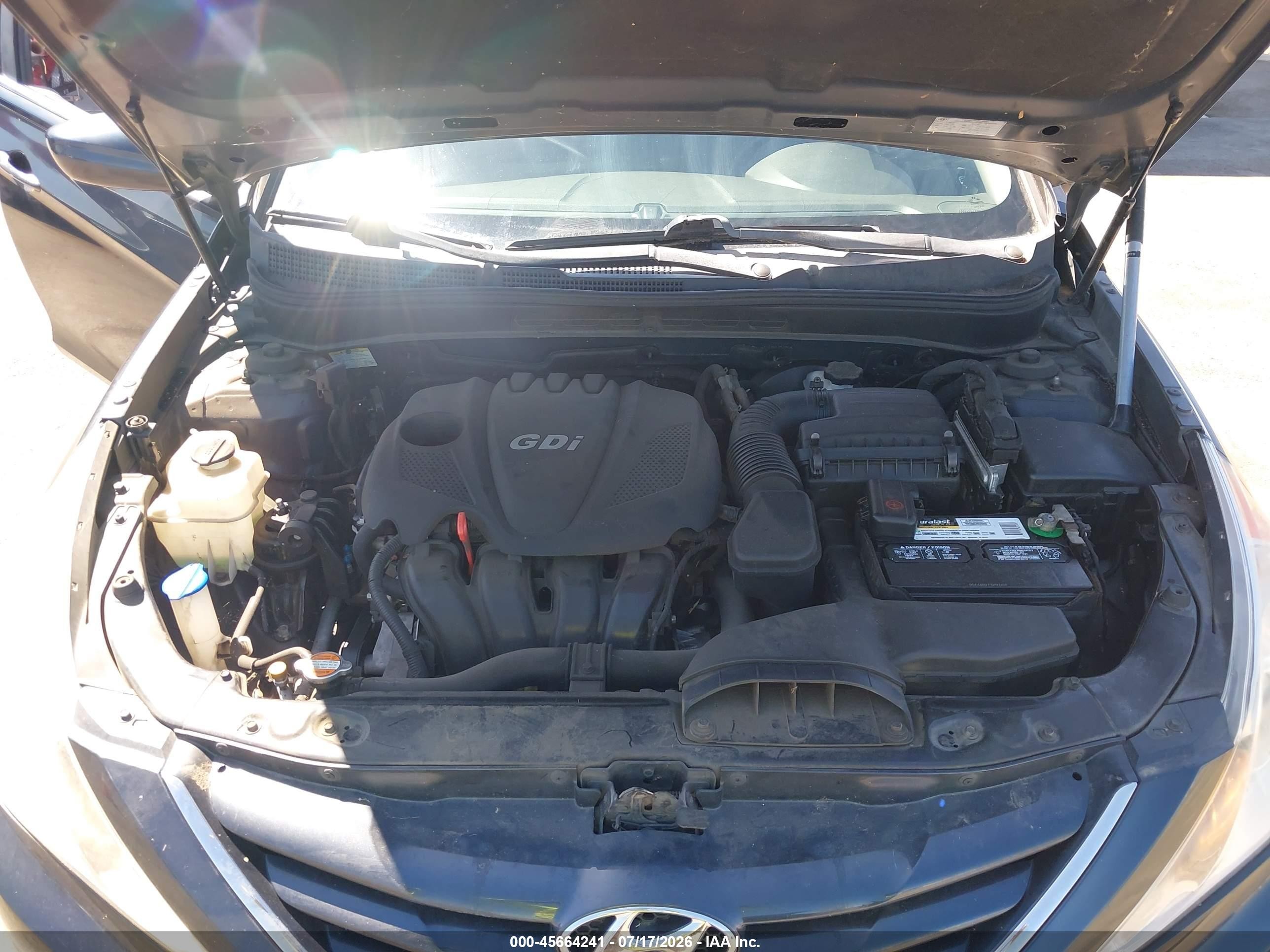 2012 Hyundai Sonata Gls Серый vin: 5NPEB4AC8CH378509