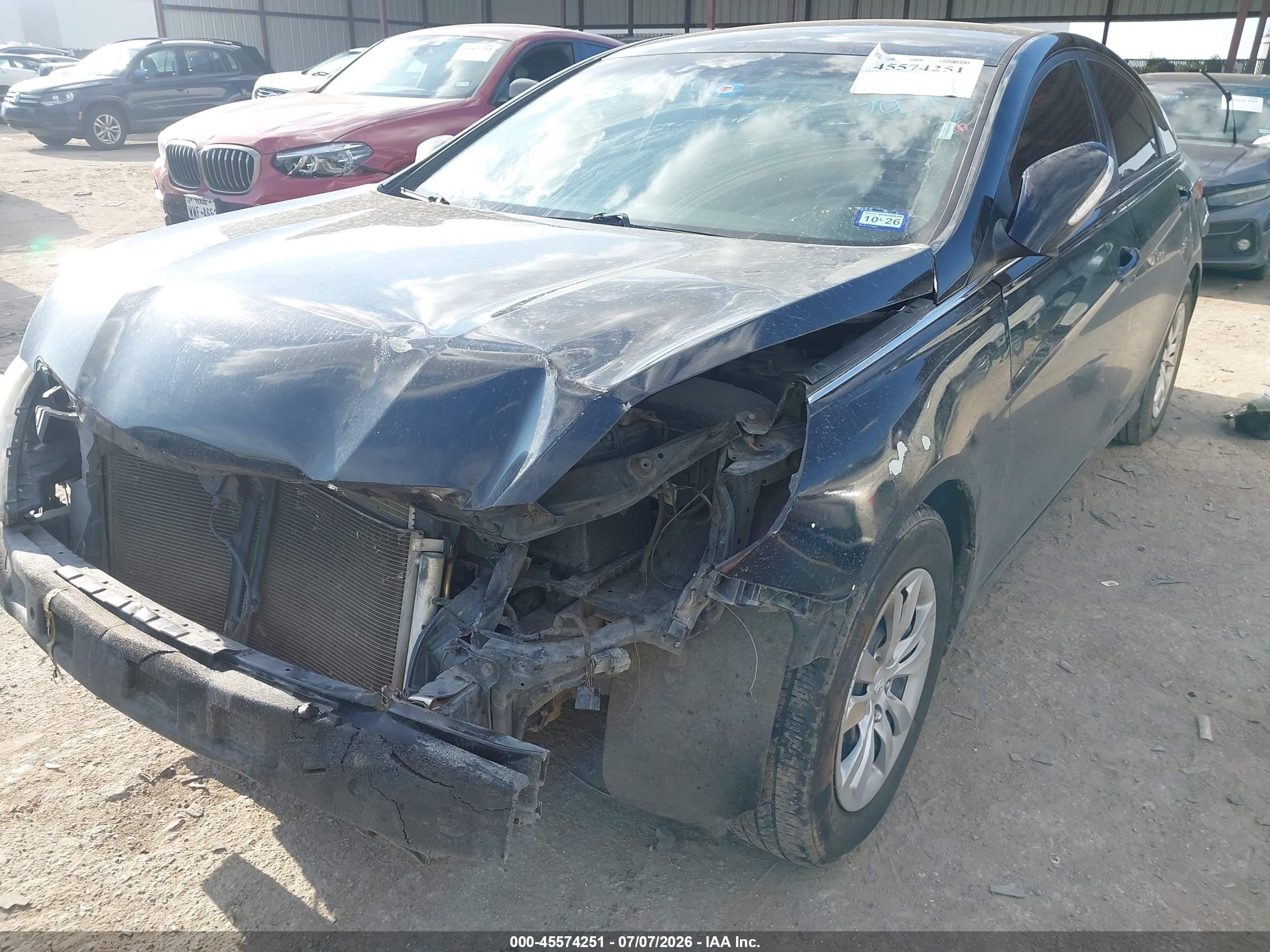 2012 Hyundai Sonata Gls Black vin: 5NPEB4AC8CH393740