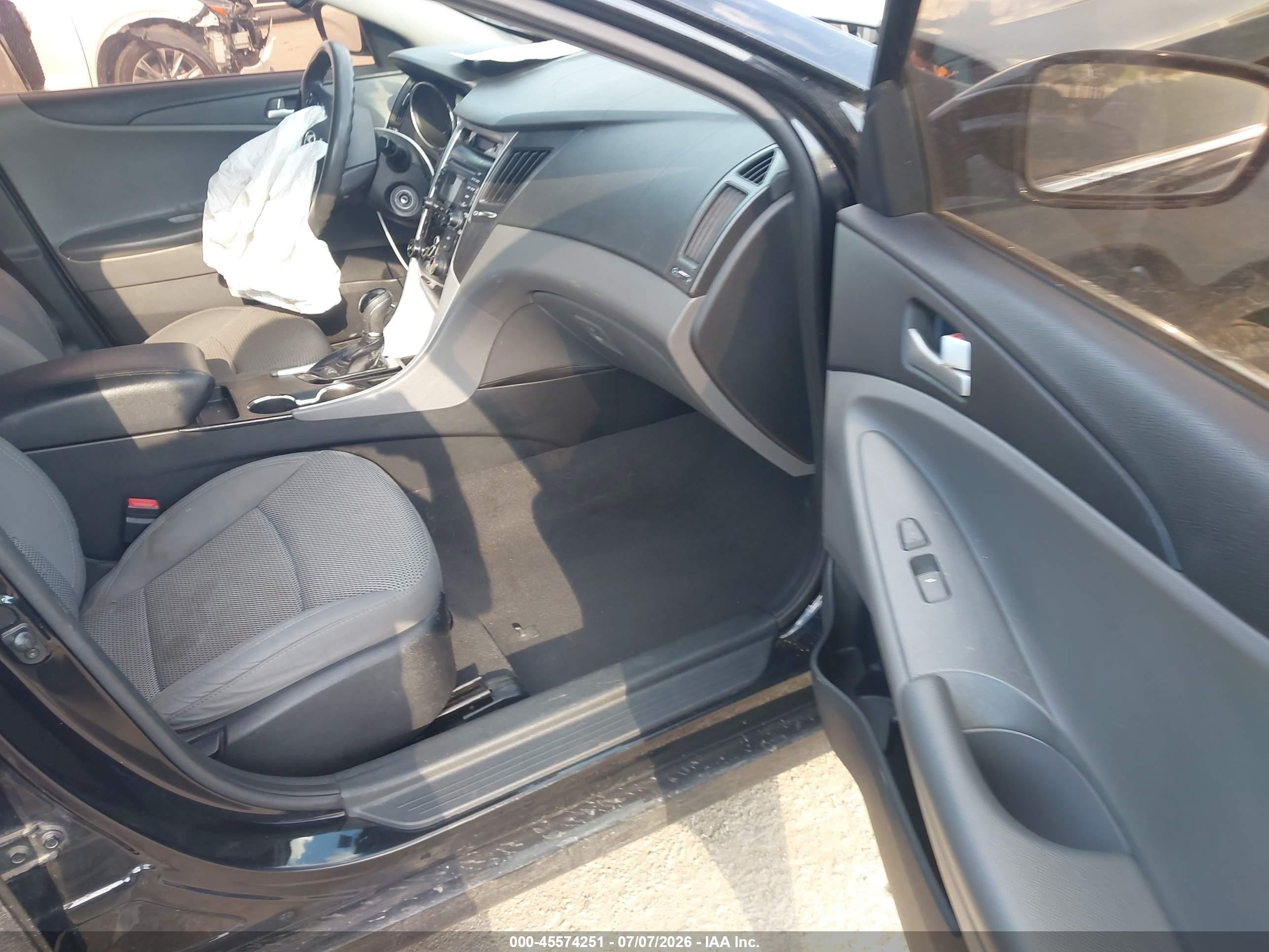 2012 Hyundai Sonata Gls Black vin: 5NPEB4AC8CH393740