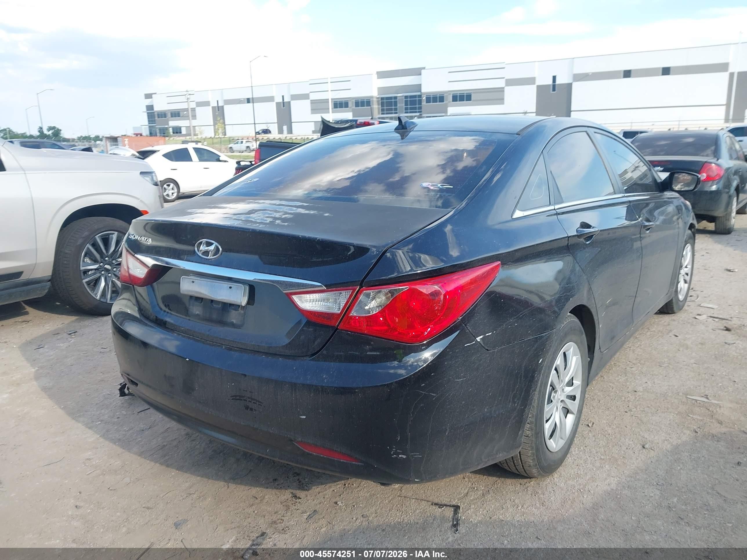 2012 Hyundai Sonata Gls Black vin: 5NPEB4AC8CH393740