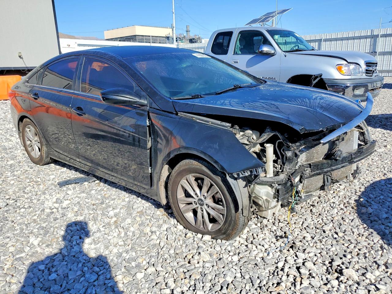 2012 Hyundai Sonata Gls Black vin: 5NPEB4AC8CH401111