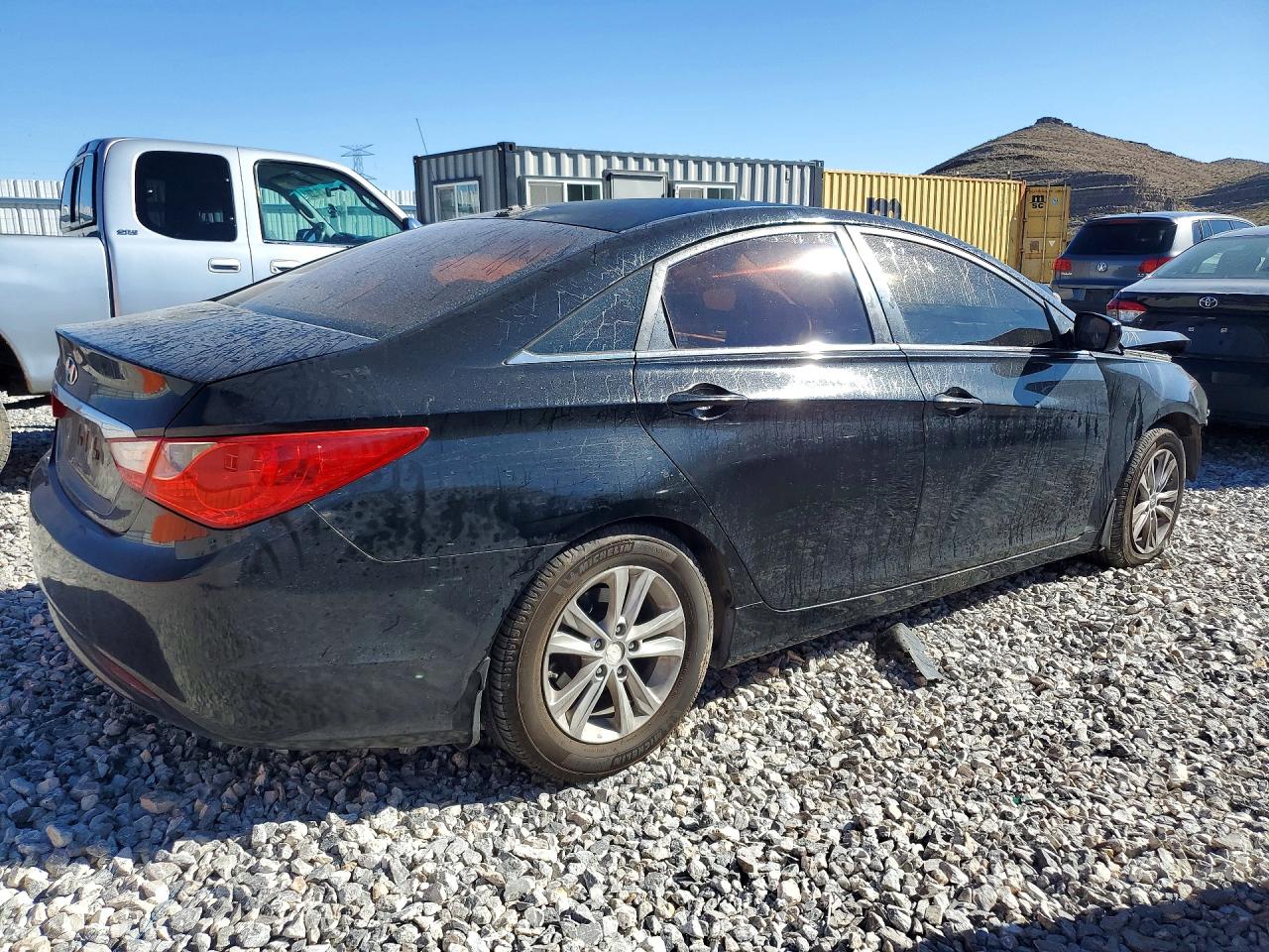 2012 Hyundai Sonata Gls Black vin: 5NPEB4AC8CH401111