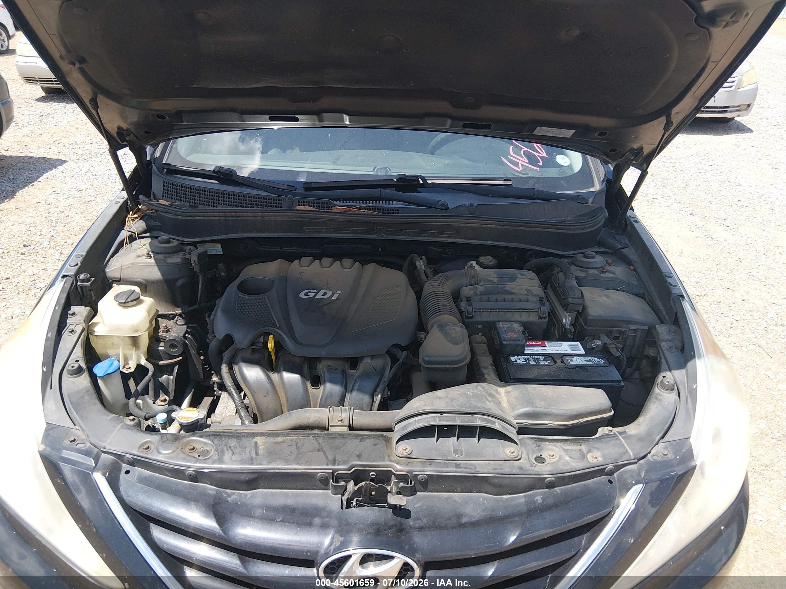 2012 Hyundai Sonata Gls Pzev Black vin: 5NPEB4AC8CH404316