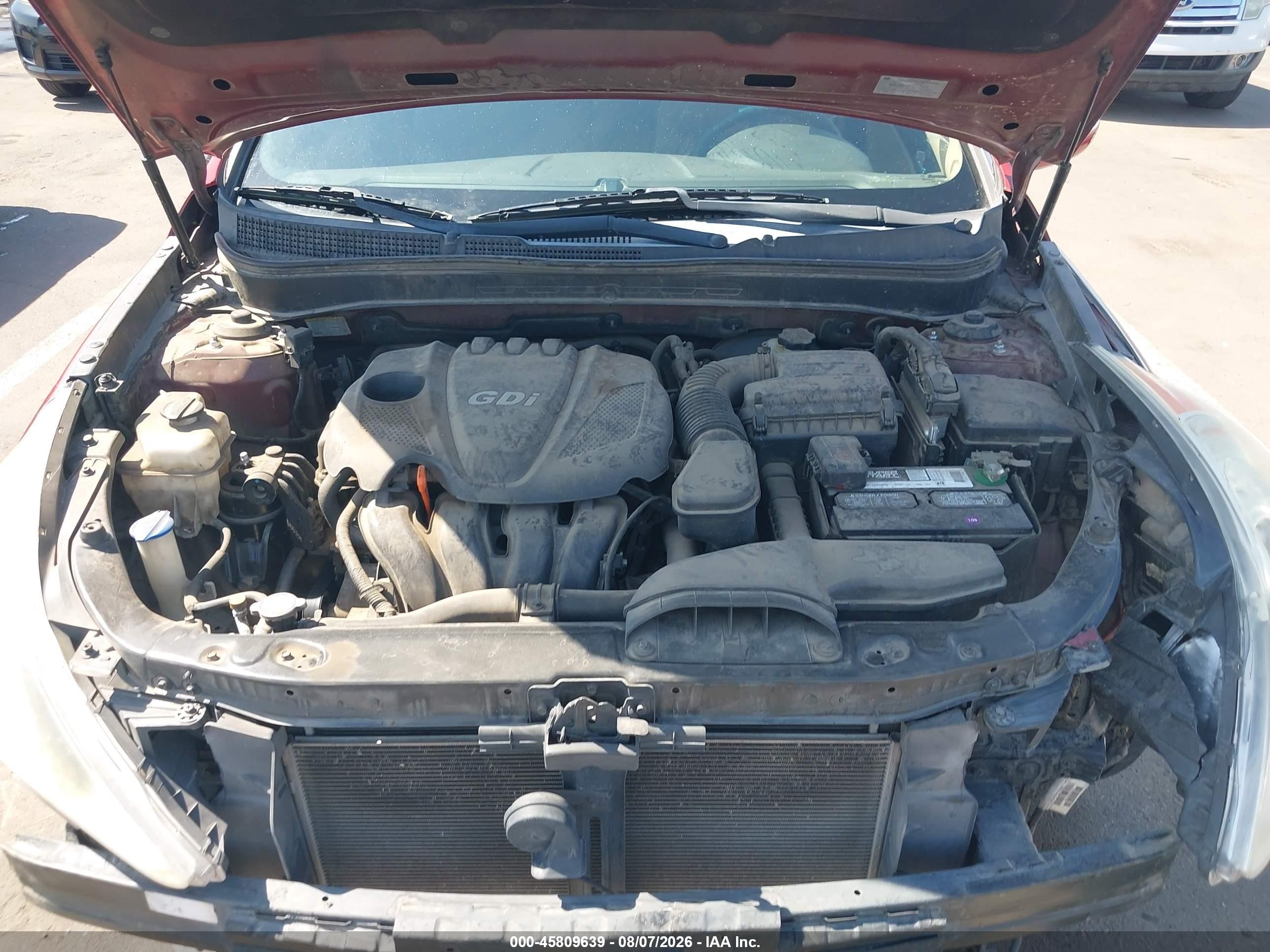 2012 Hyundai Sonata Gls Красный vin: 5NPEB4AC8CH420273