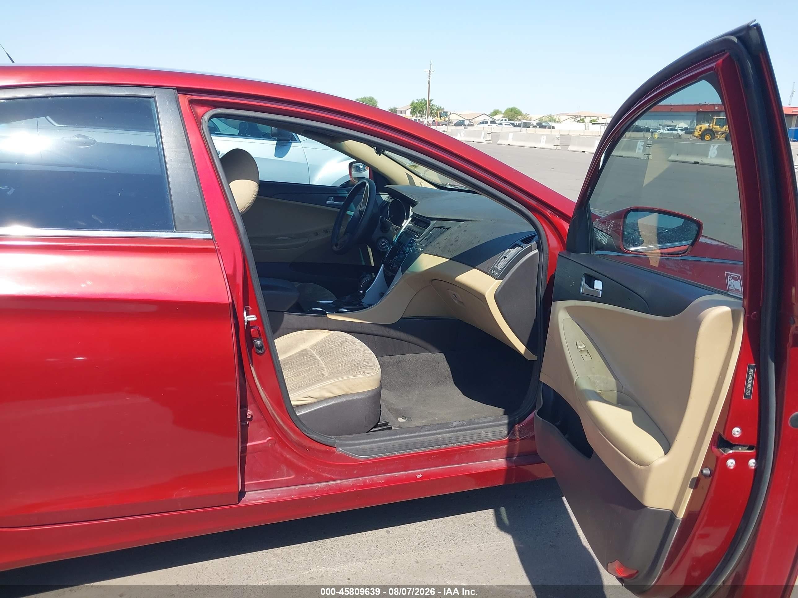2012 Hyundai Sonata Gls Красный vin: 5NPEB4AC8CH420273