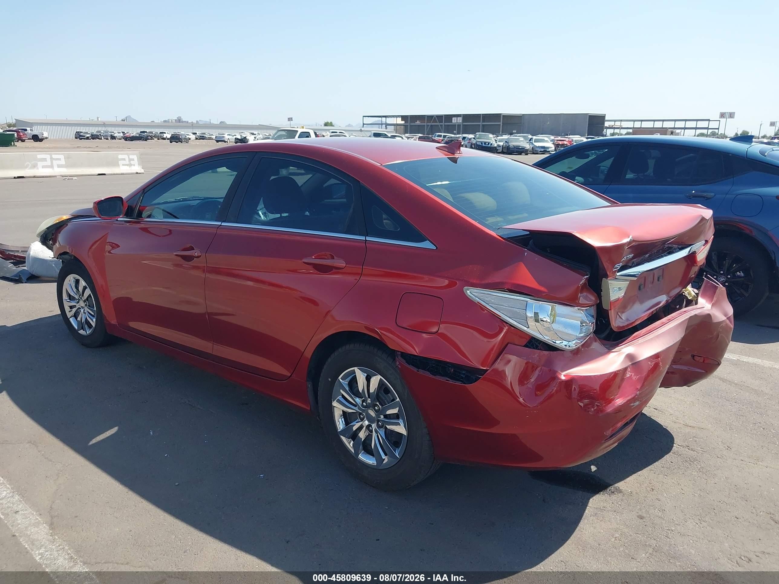 2012 Hyundai Sonata Gls Красный vin: 5NPEB4AC8CH420273