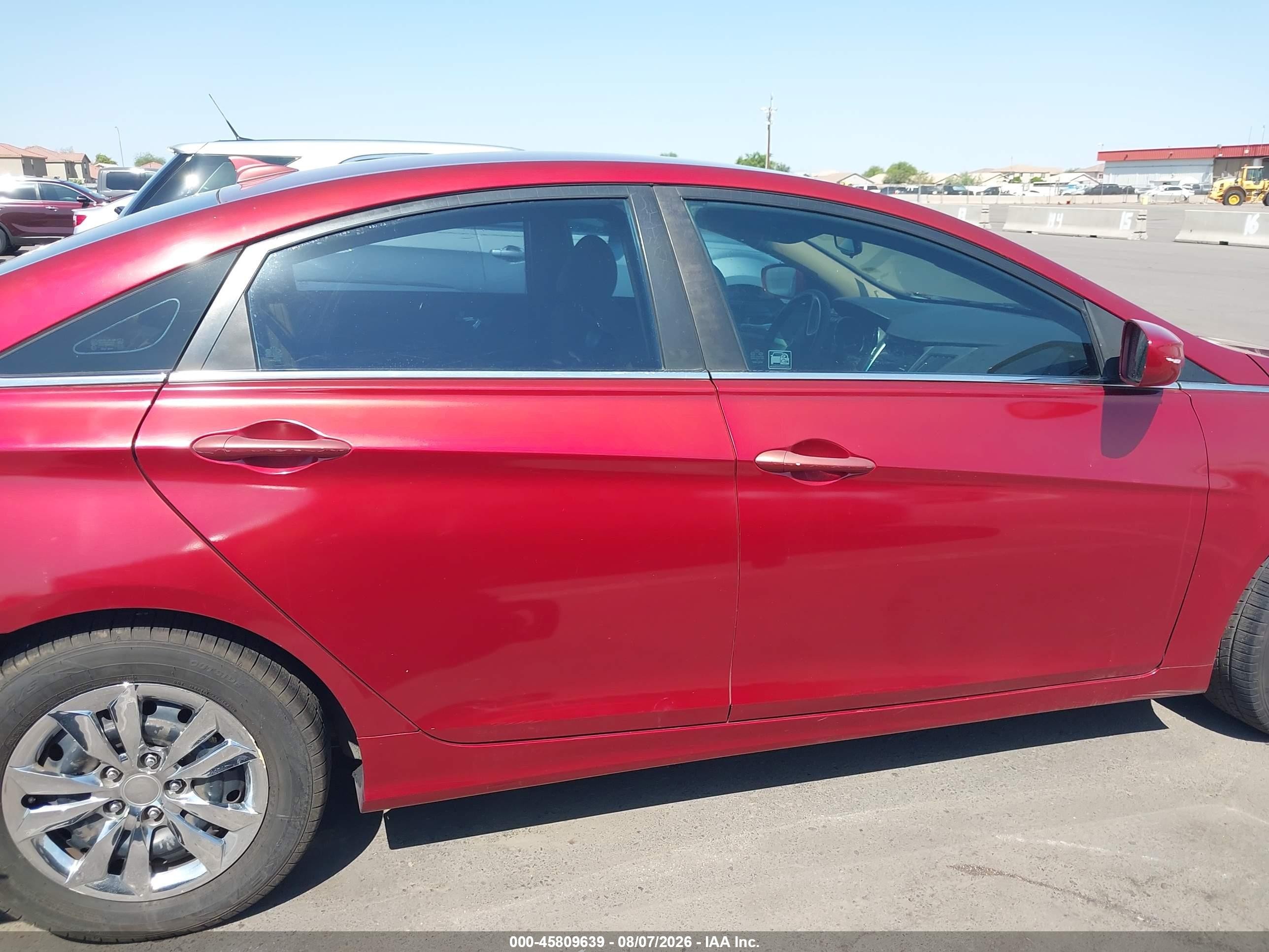 2012 Hyundai Sonata Gls Красный vin: 5NPEB4AC8CH420273