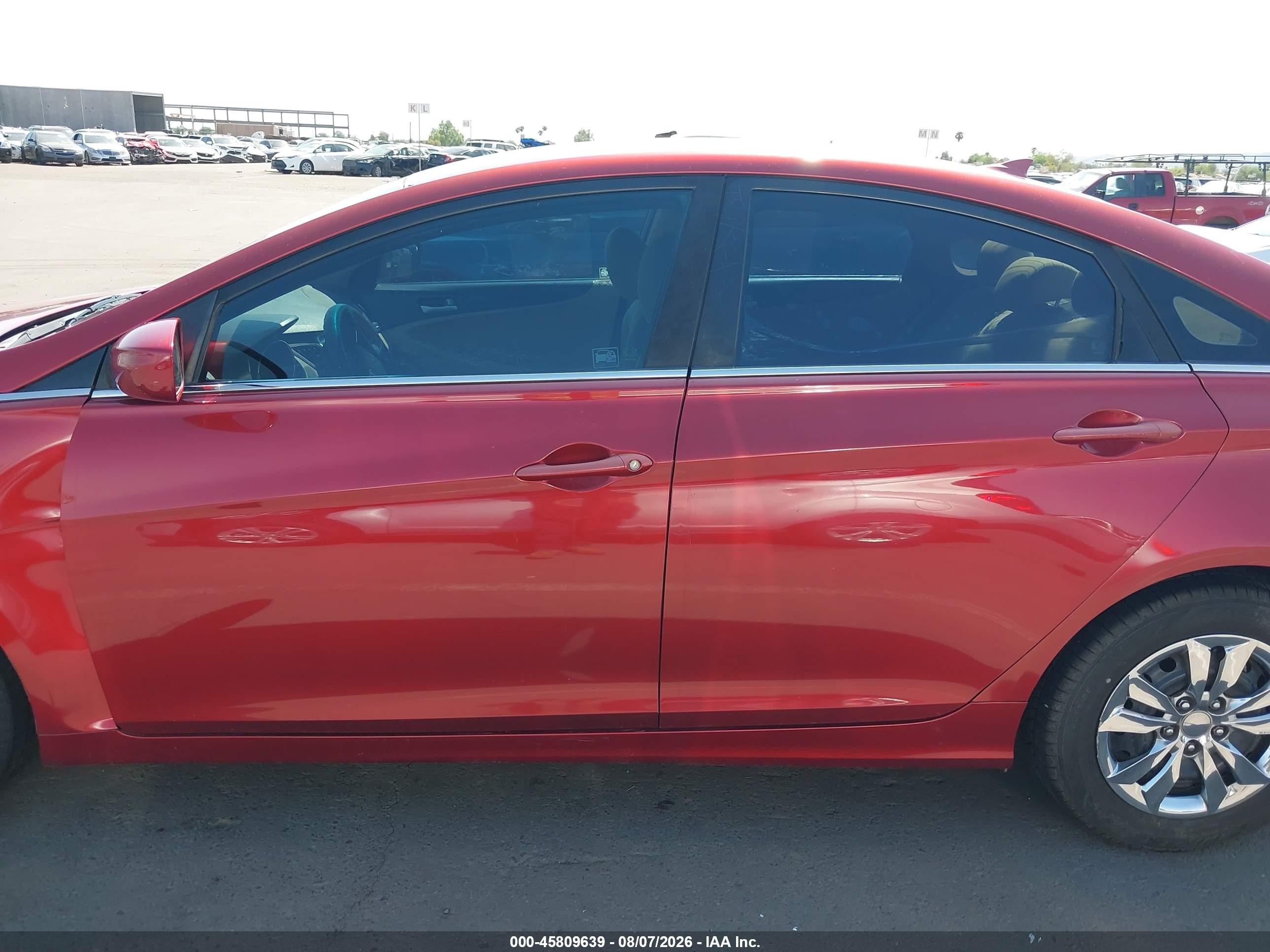 2012 Hyundai Sonata Gls Красный vin: 5NPEB4AC8CH420273