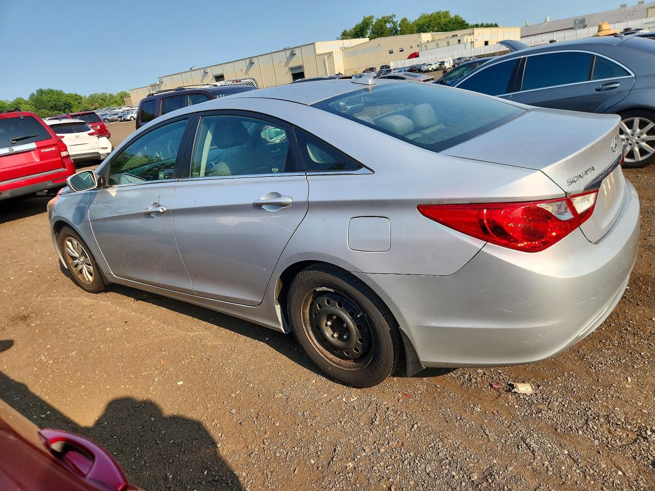 2012 Hyundai Sonata Gls Silver vin: 5NPEB4AC8CH428955