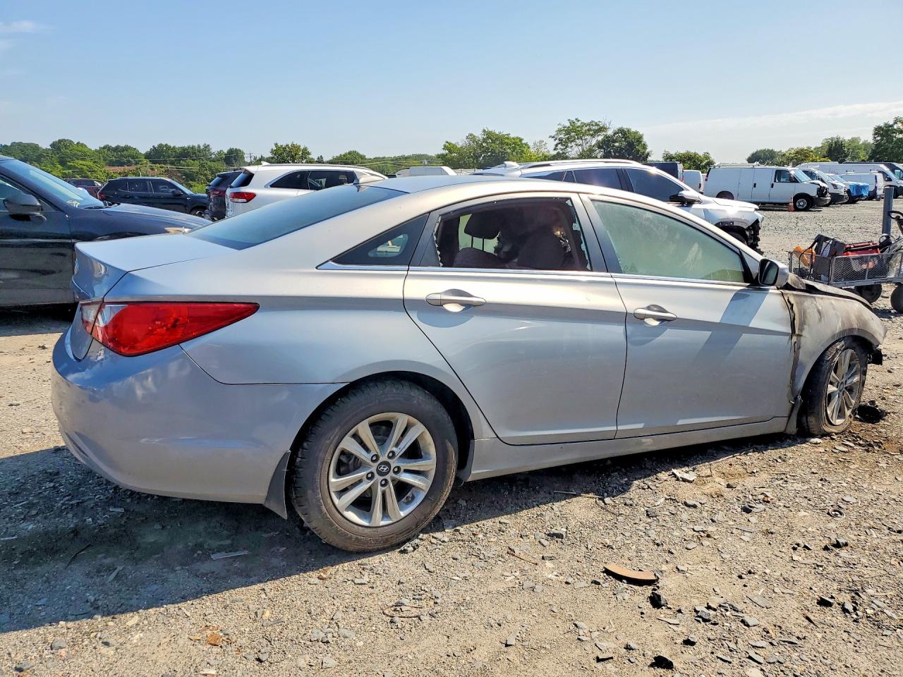2012 Hyundai Sonata Gls Silver vin: 5NPEB4AC8CH441124