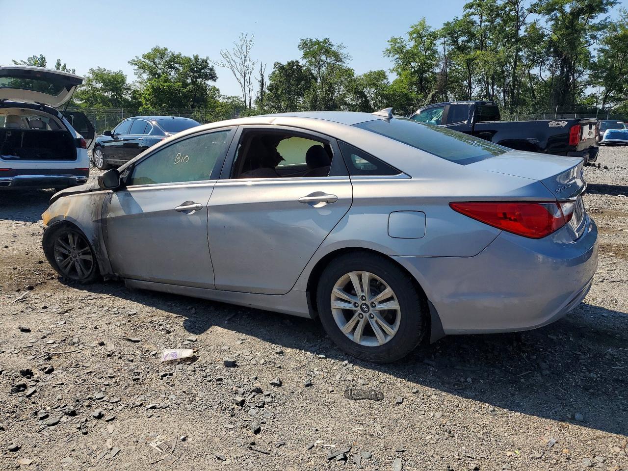 2012 Hyundai Sonata Gls Silver vin: 5NPEB4AC8CH441124