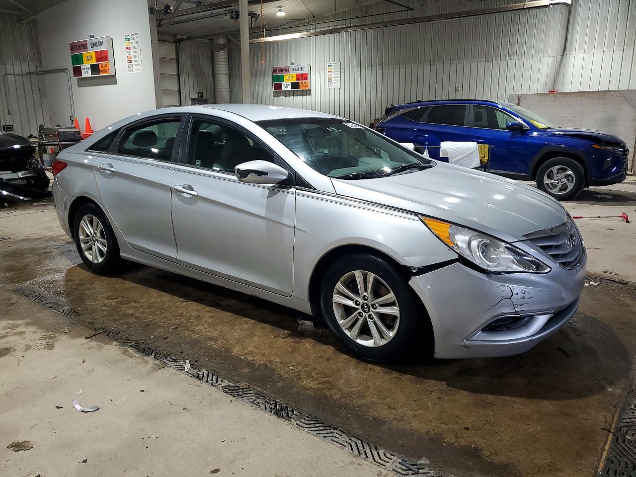 2012 Hyundai Sonata Gls Silver vin: 5NPEB4AC8CH444685