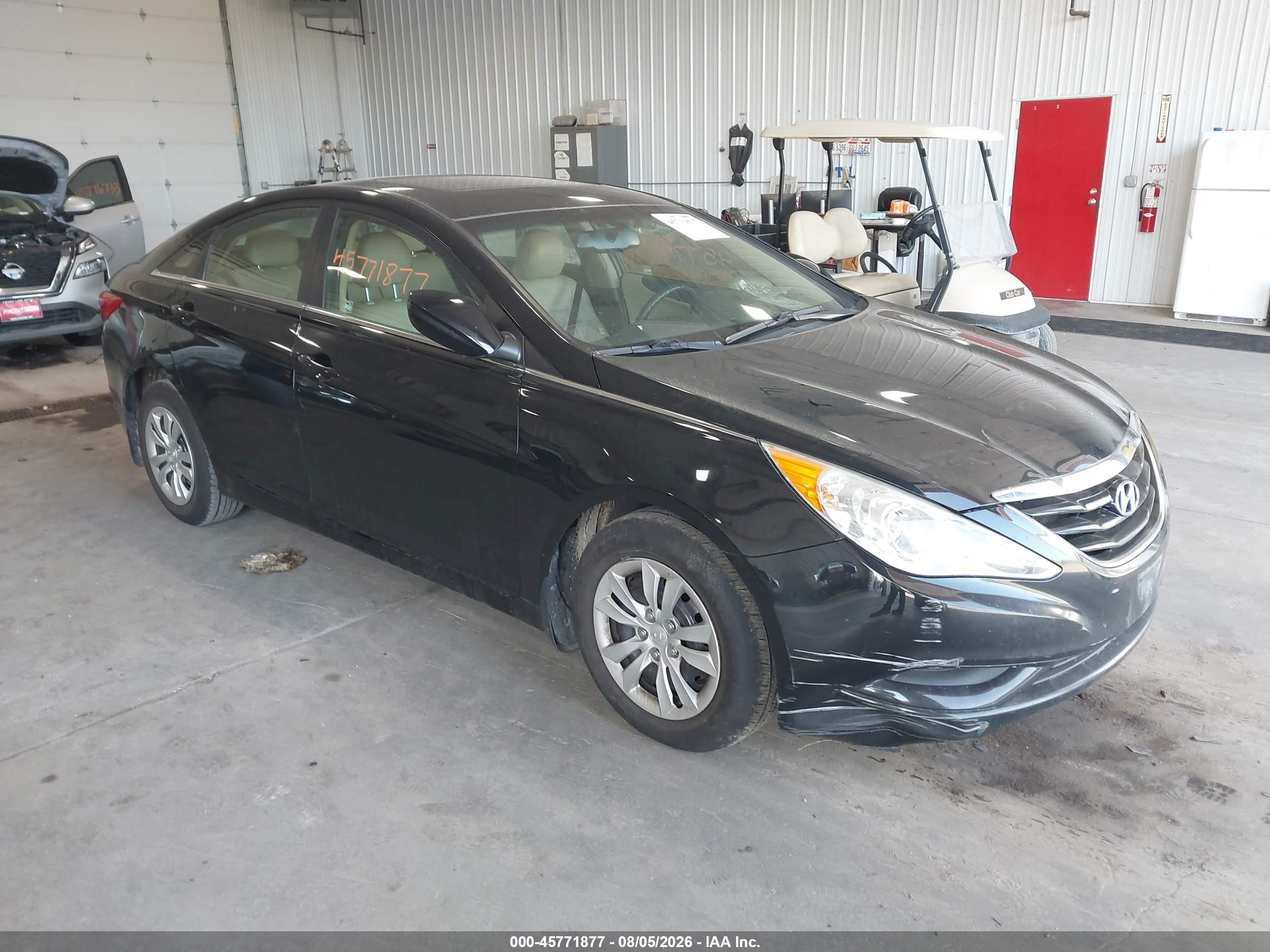 2012 Hyundai Sonata Gls Black vin: 5NPEB4AC8CH449806