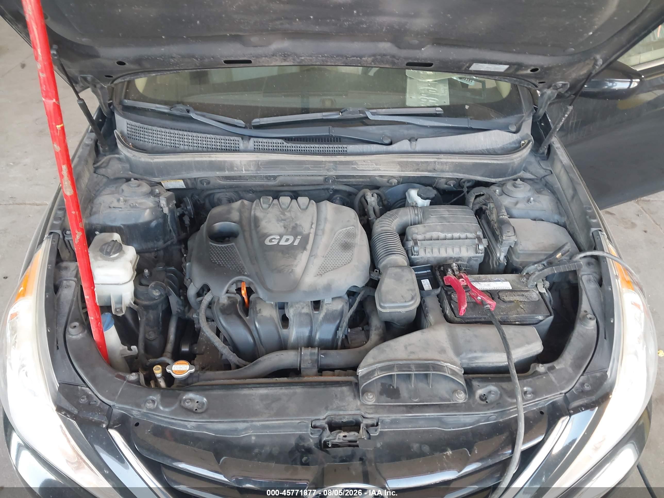 2012 Hyundai Sonata Gls Black vin: 5NPEB4AC8CH449806