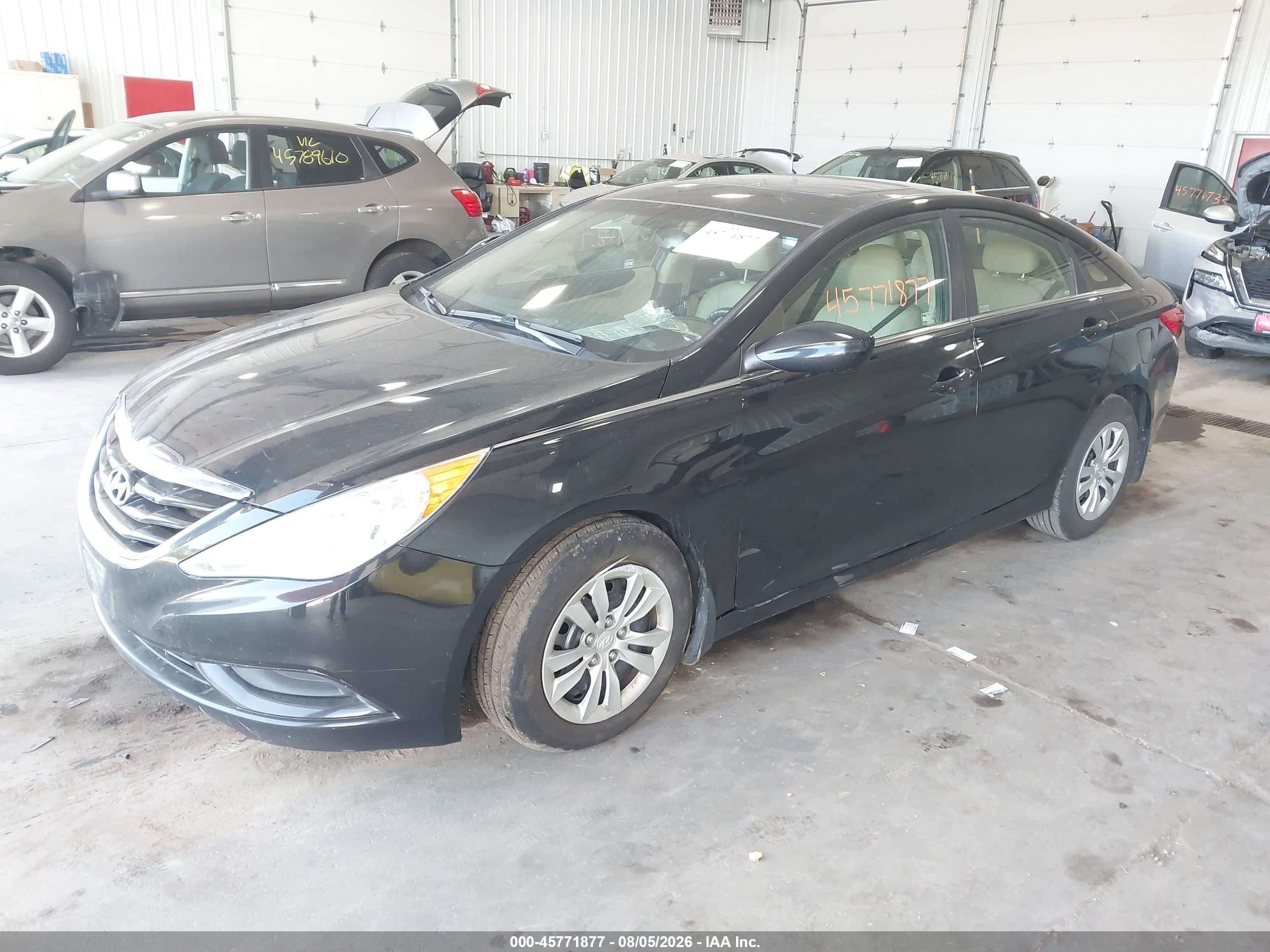 2012 Hyundai Sonata Gls Black vin: 5NPEB4AC8CH449806