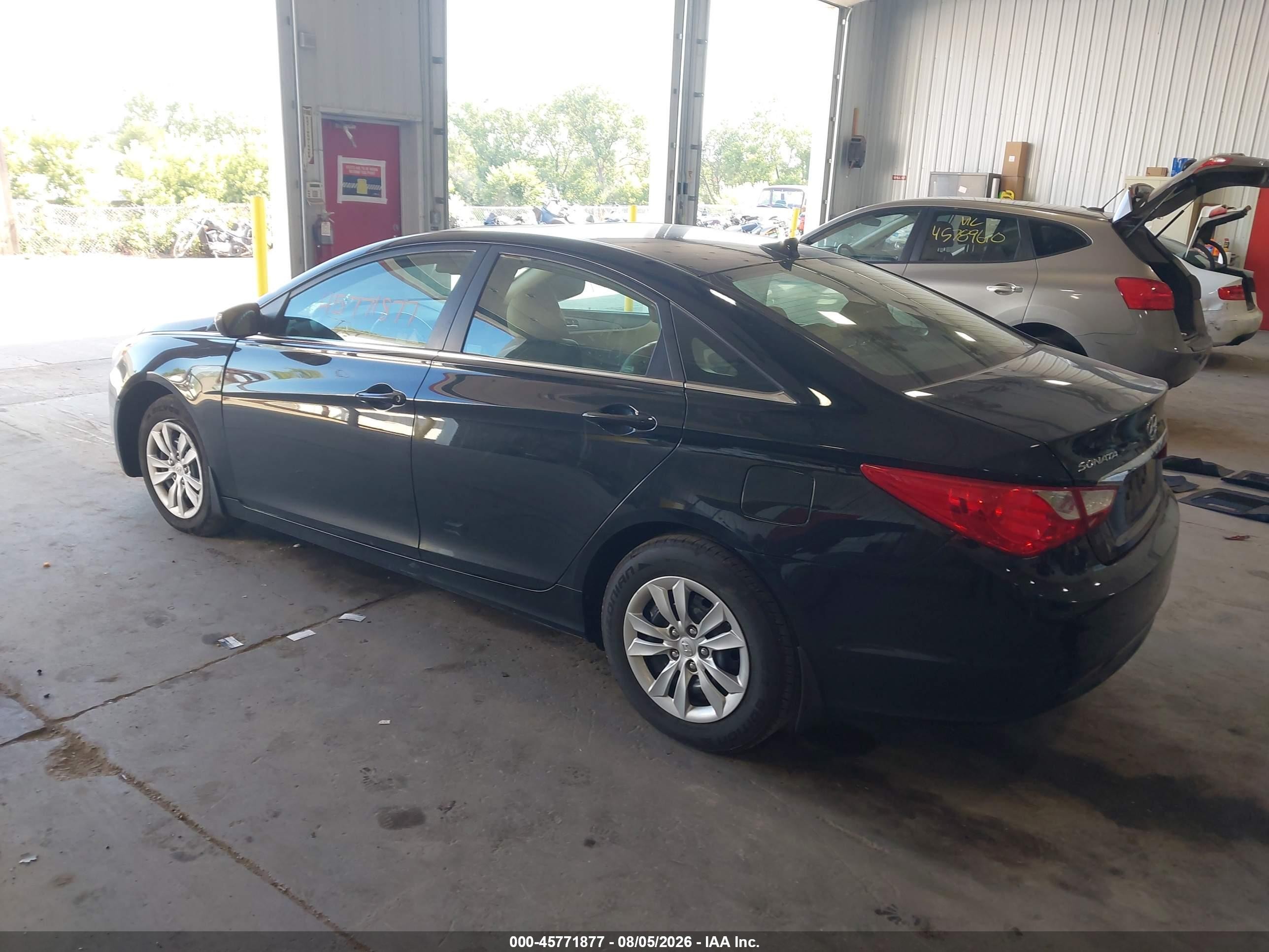 2012 Hyundai Sonata Gls Black vin: 5NPEB4AC8CH449806