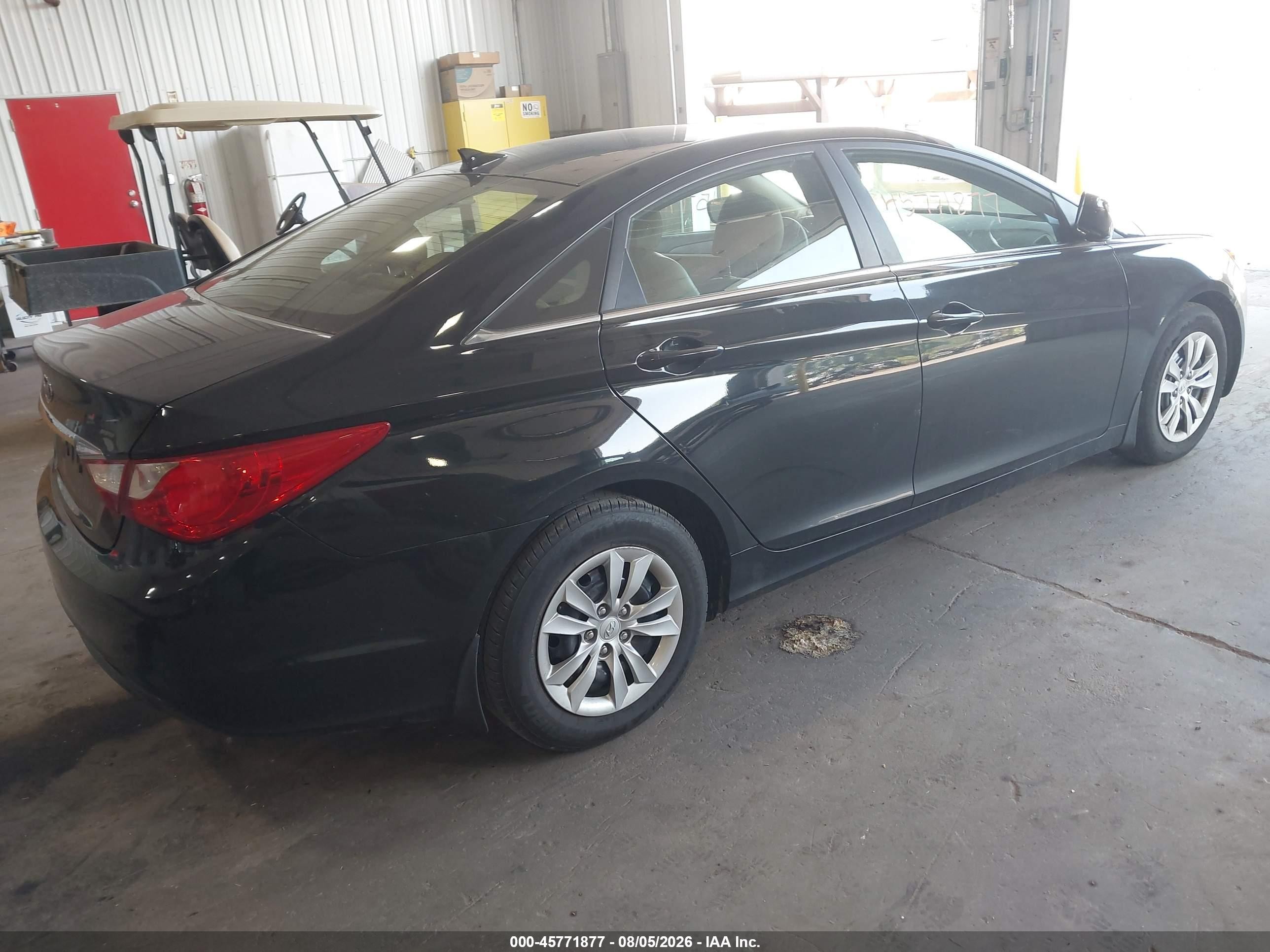 2012 Hyundai Sonata Gls Black vin: 5NPEB4AC8CH449806