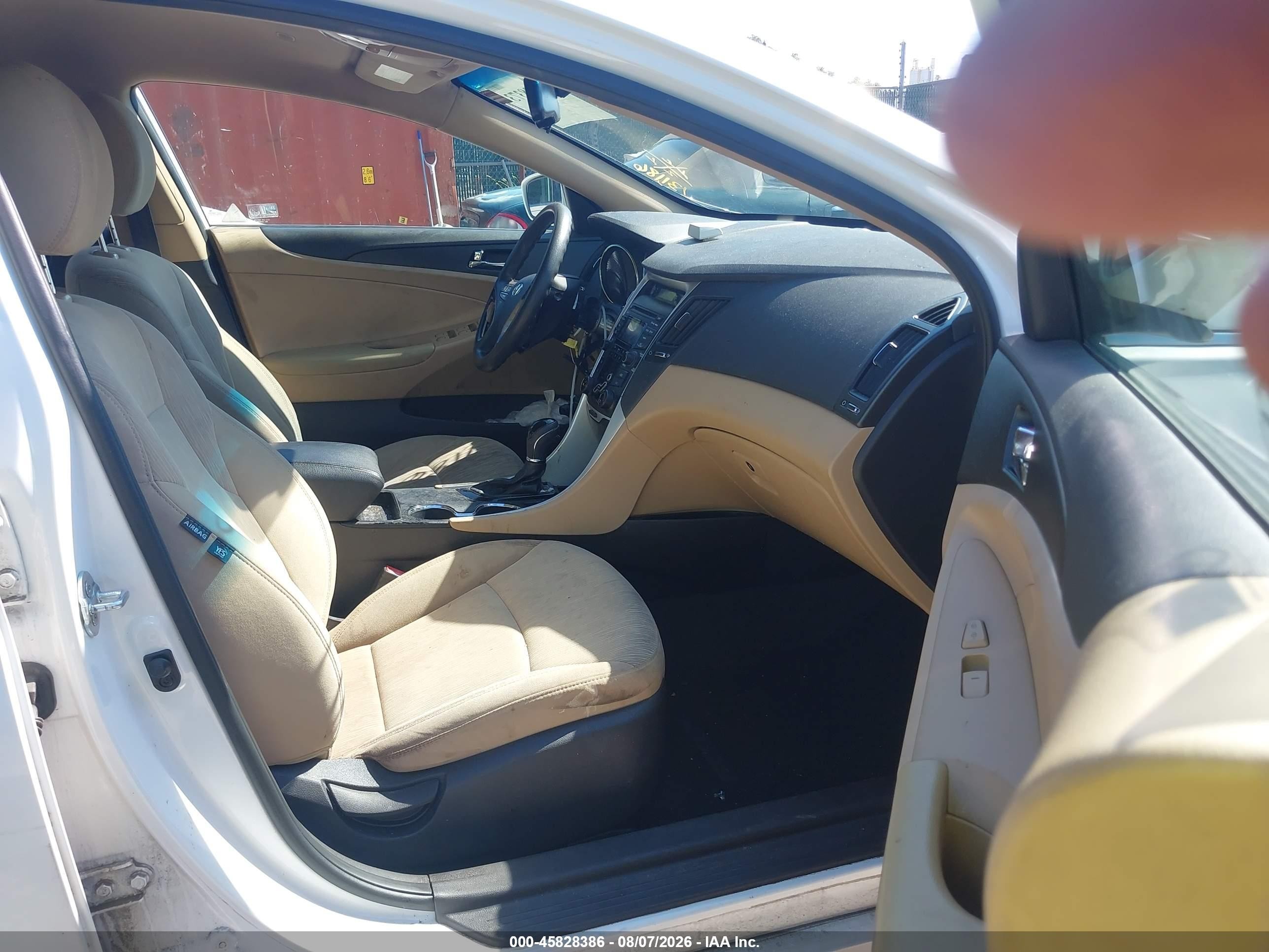 2012 Hyundai Sonata Gls Белый vin: 5NPEB4AC8CH461020