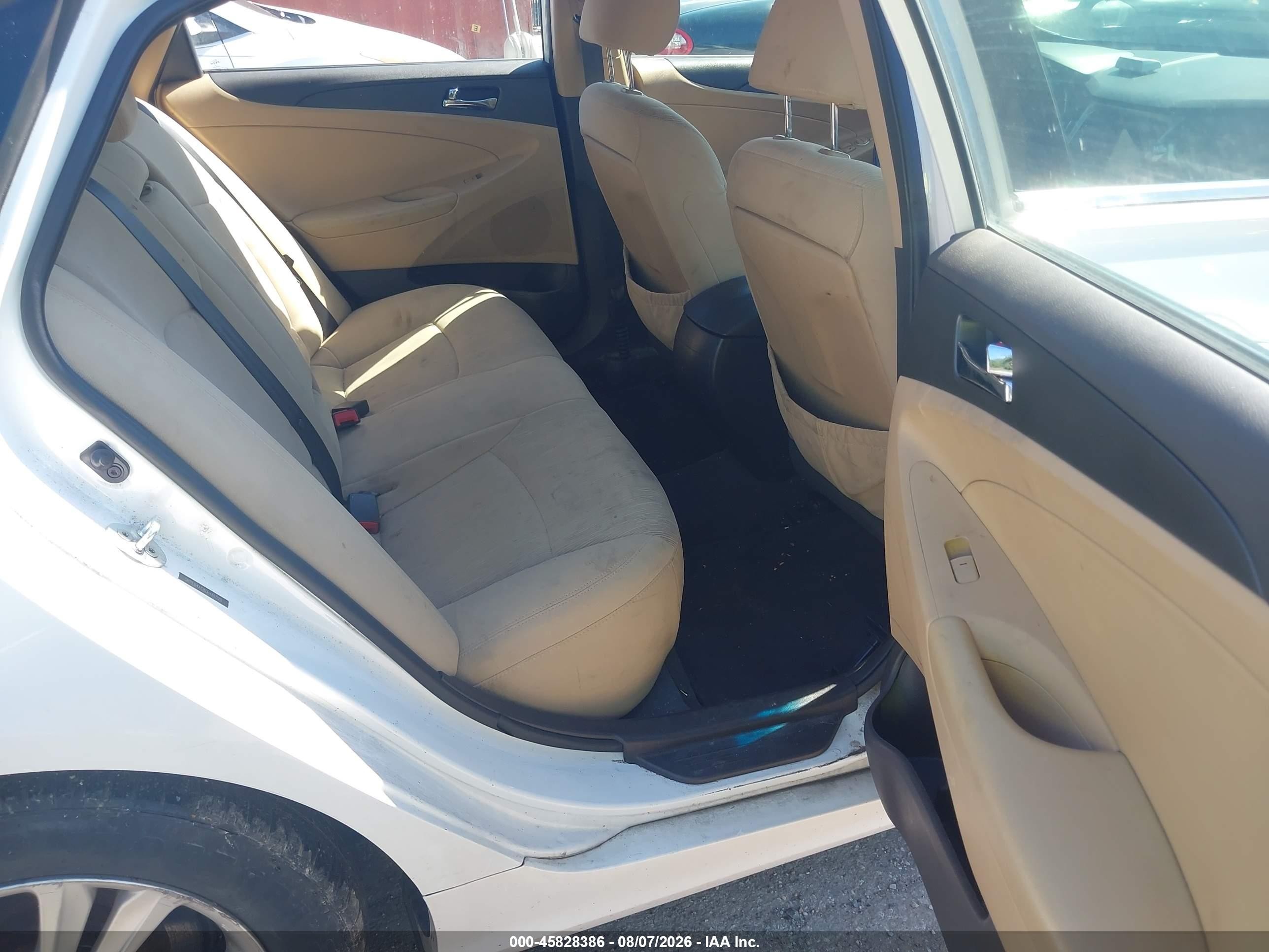 2012 Hyundai Sonata Gls Белый vin: 5NPEB4AC8CH461020