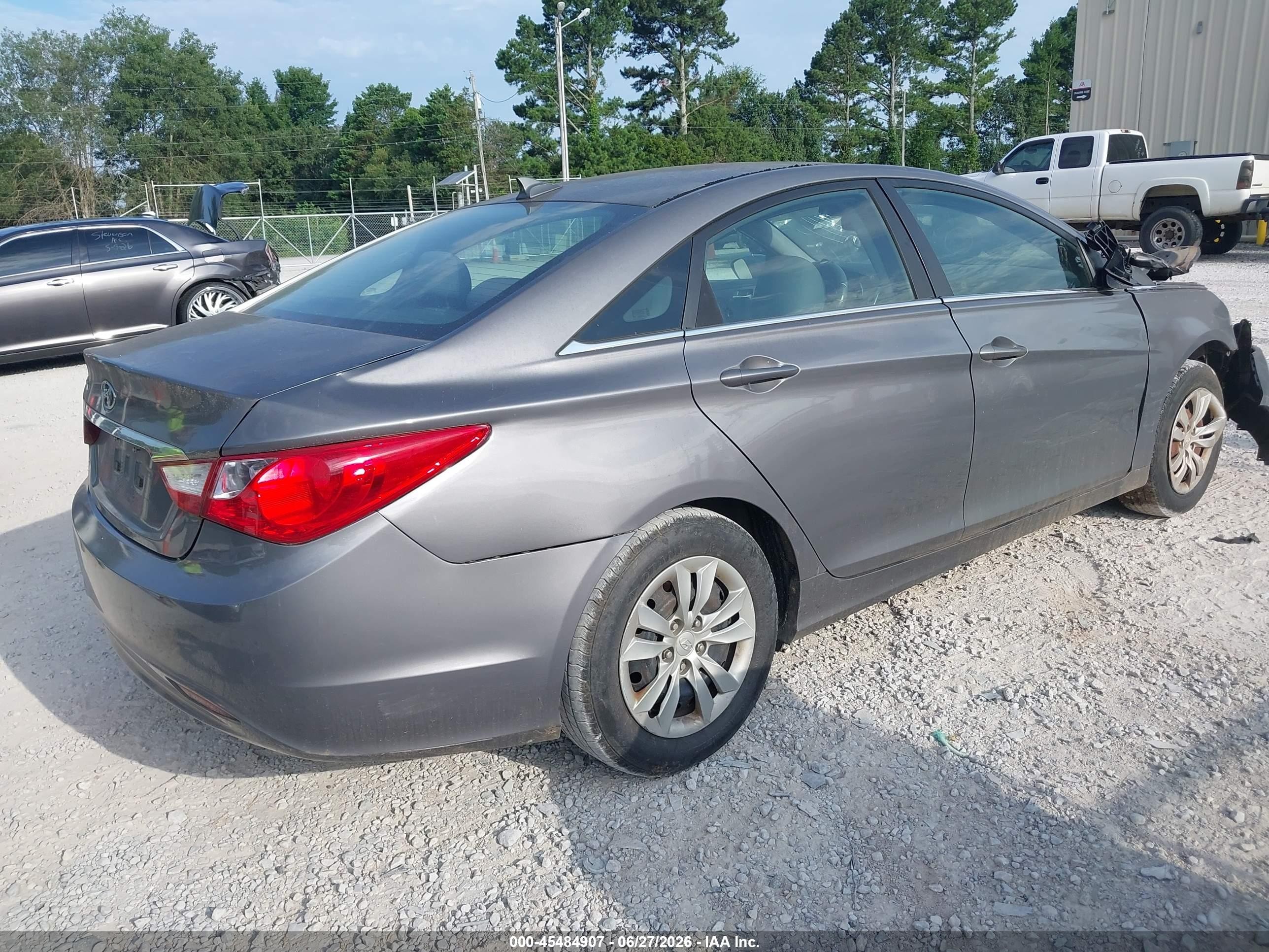 2012 Hyundai Sonata Gls Gray vin: 5NPEB4AC8CH463530