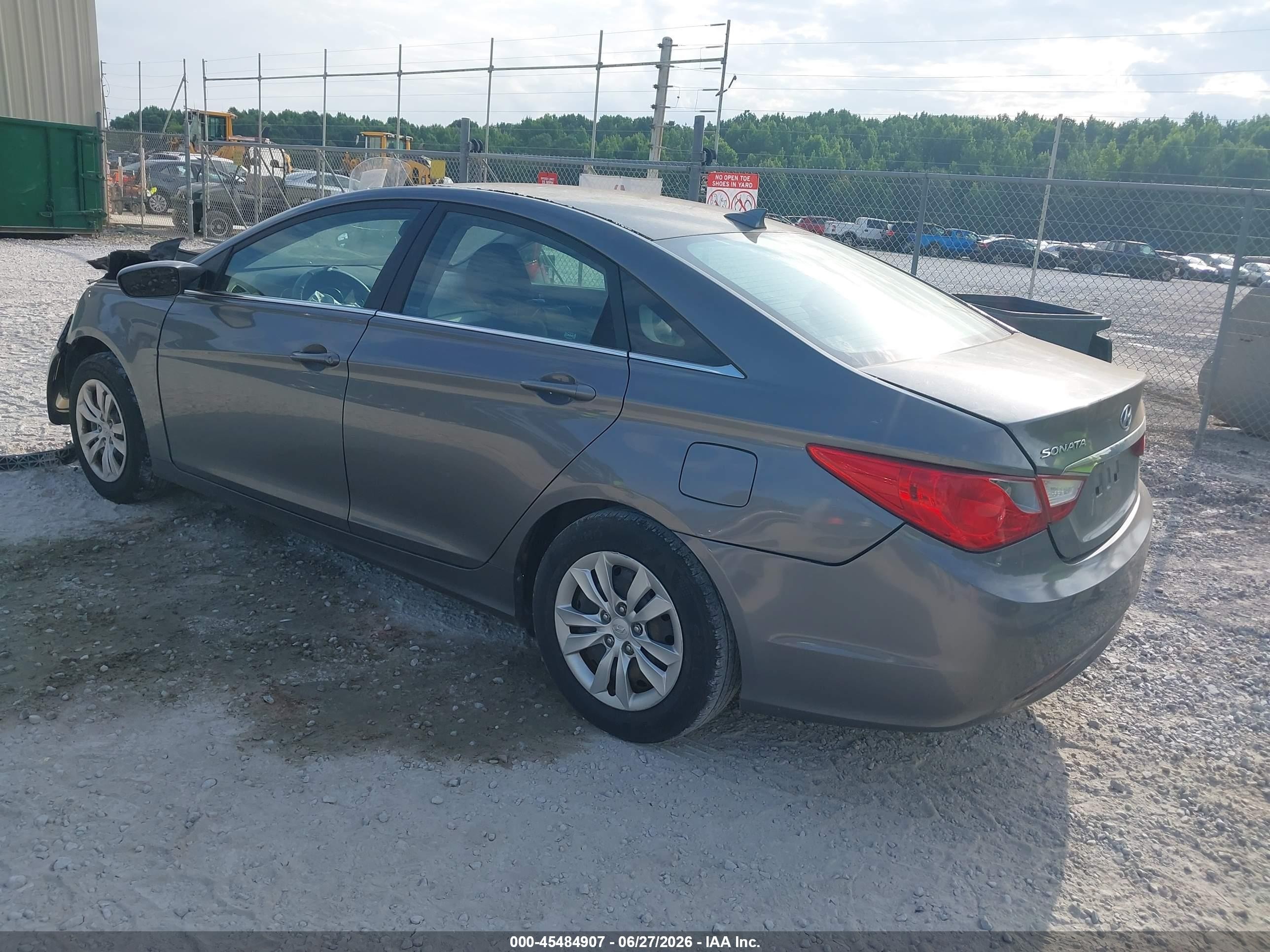 2012 Hyundai Sonata Gls Gray vin: 5NPEB4AC8CH463530