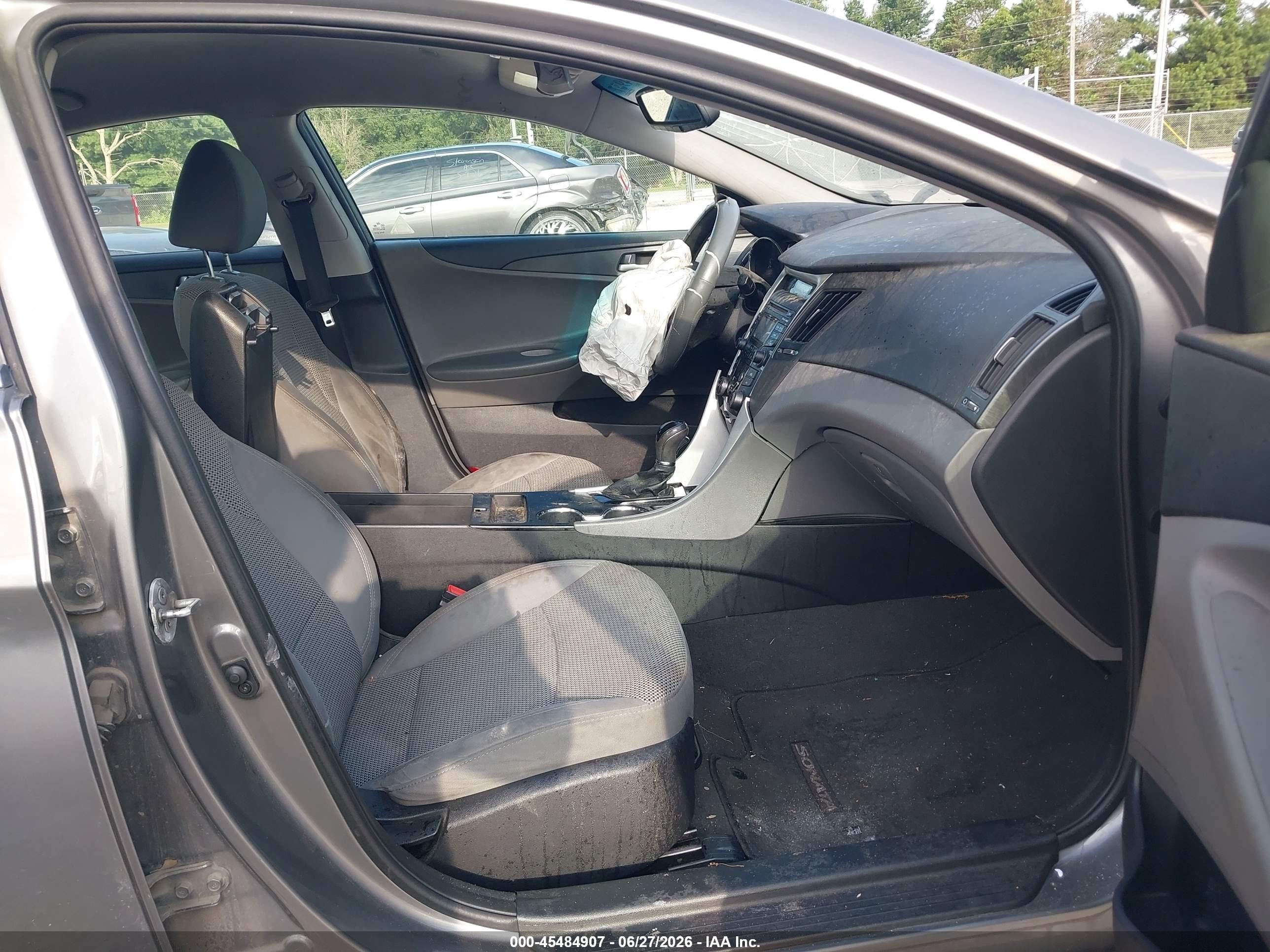 2012 Hyundai Sonata Gls Gray vin: 5NPEB4AC8CH463530