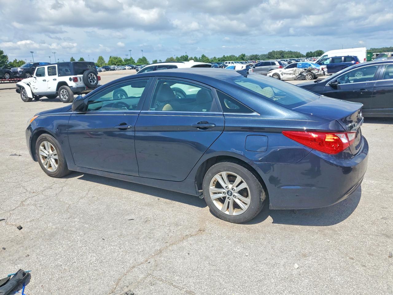 2012 Hyundai Sonata Gls Blue vin: 5NPEB4AC8CH470719