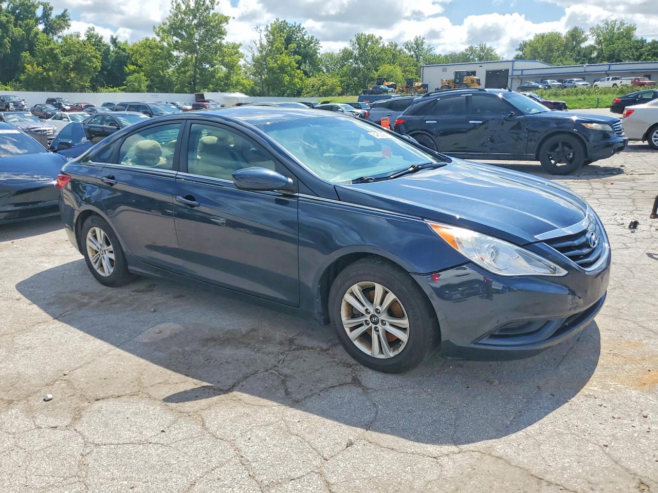 2012 Hyundai Sonata Gls Blue vin: 5NPEB4AC8CH470719