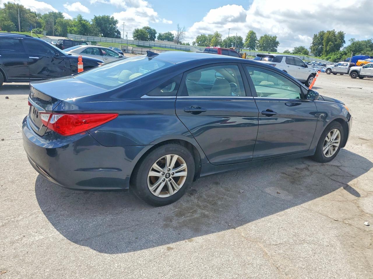 2012 Hyundai Sonata Gls Blue vin: 5NPEB4AC8CH470719
