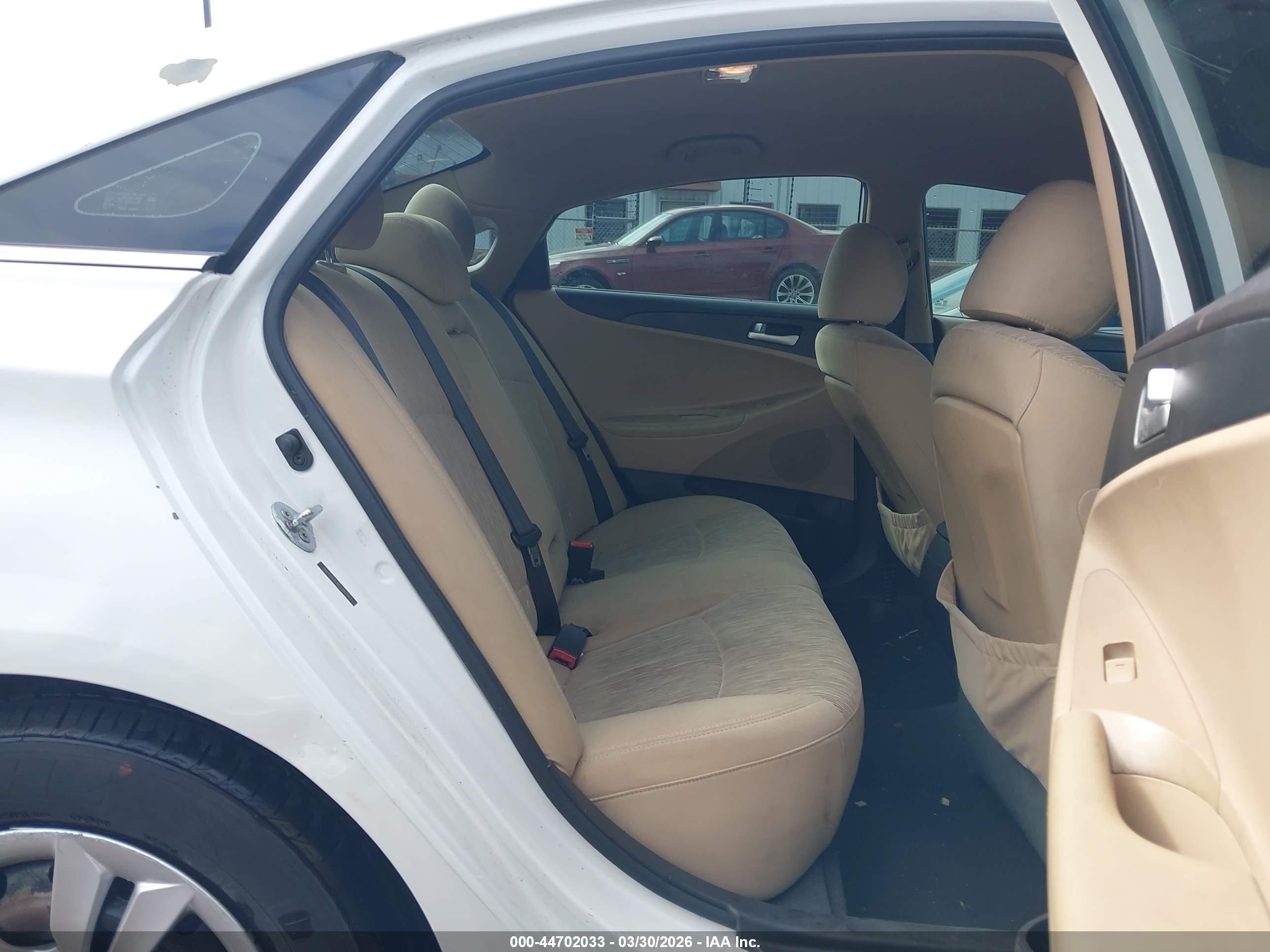 2012 Hyundai Sonata Gls White vin: 5NPEB4AC8CH482563